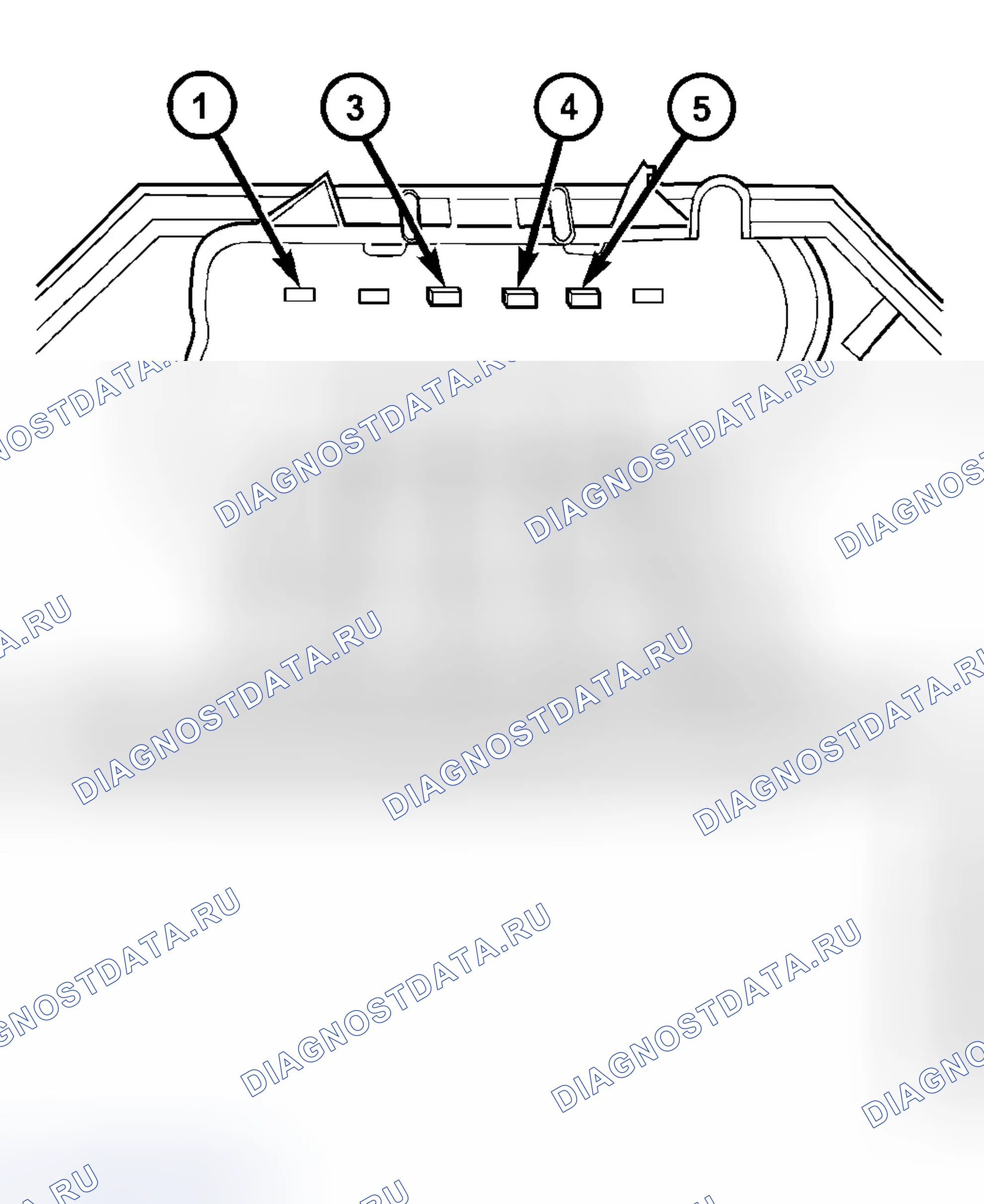 Рис. 7: ПРОВЕРКА ТОЛЬКО ВЫКЛЮЧАТЕЛЯ. Dodge Grand Caravan IV