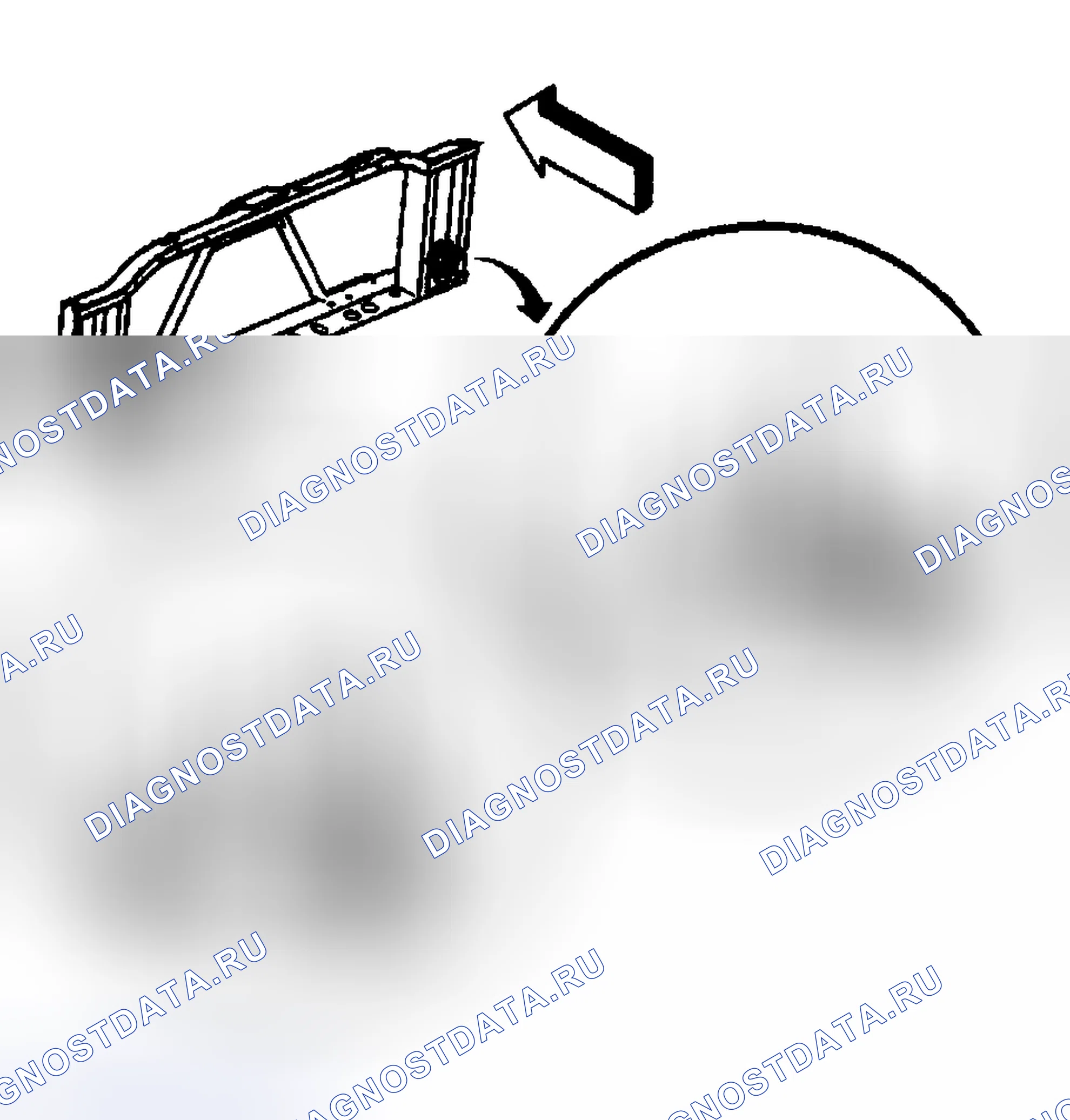 Рис. 8: Порядок демонтажа. GMC Cab & Chassis Sierra 3500 GMT800 early