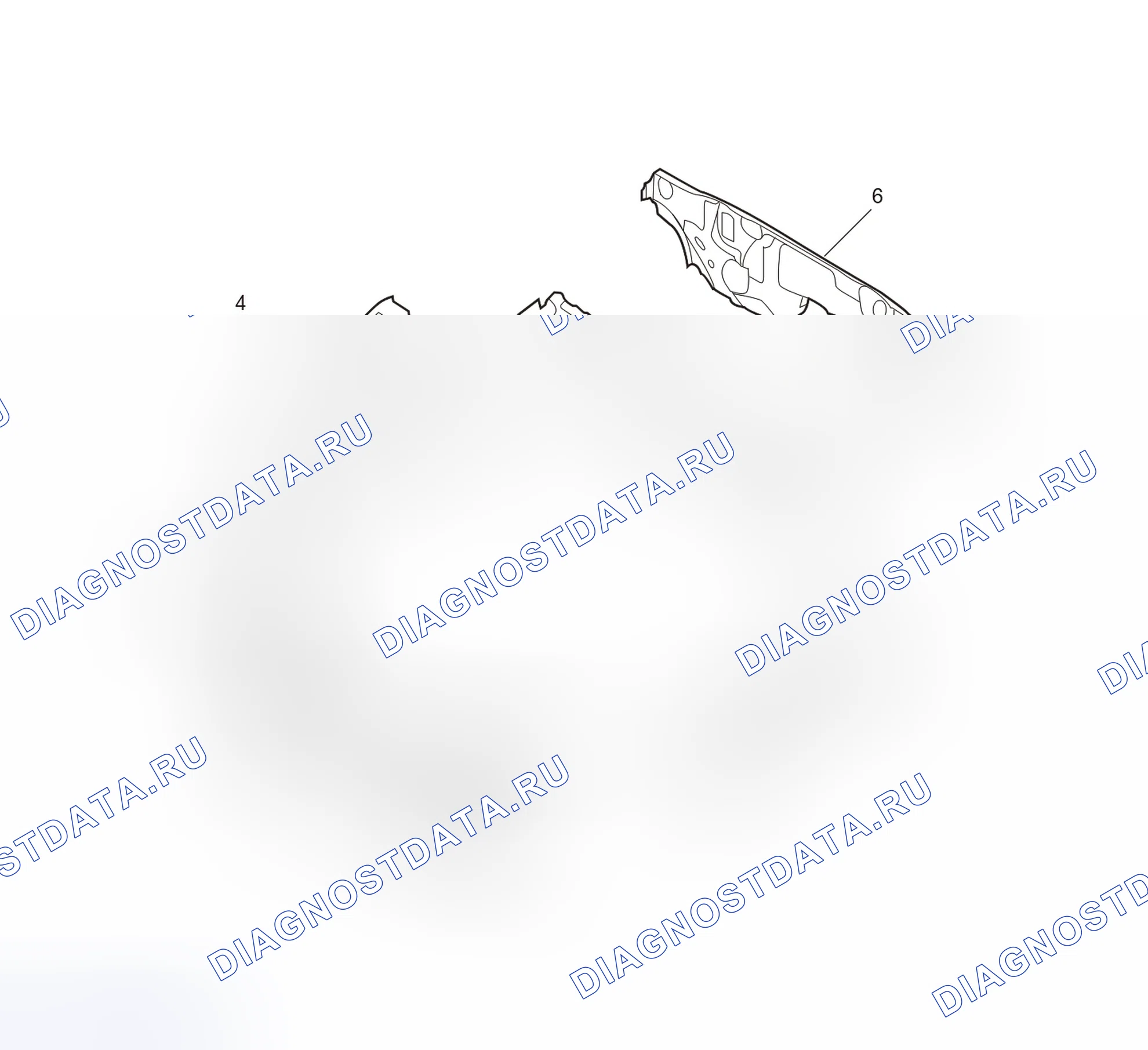 Детали из листового металла перед автомобилем — Great Wall Wingle-5. Great-Wall Wingle 5 I