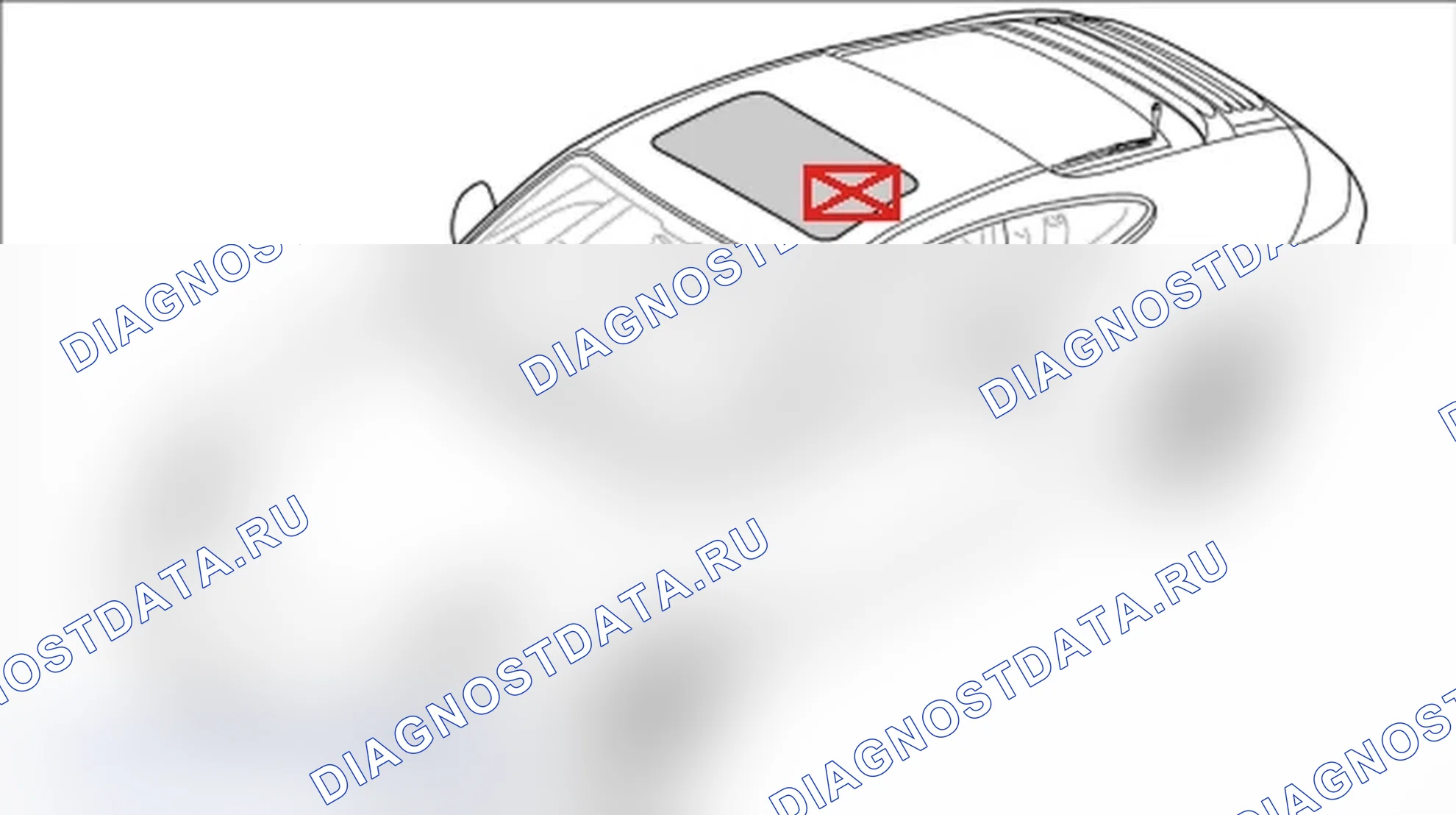 Рис. 1072: Снятие крышки для раздвижной крыши. Porsche 911 GT3 997