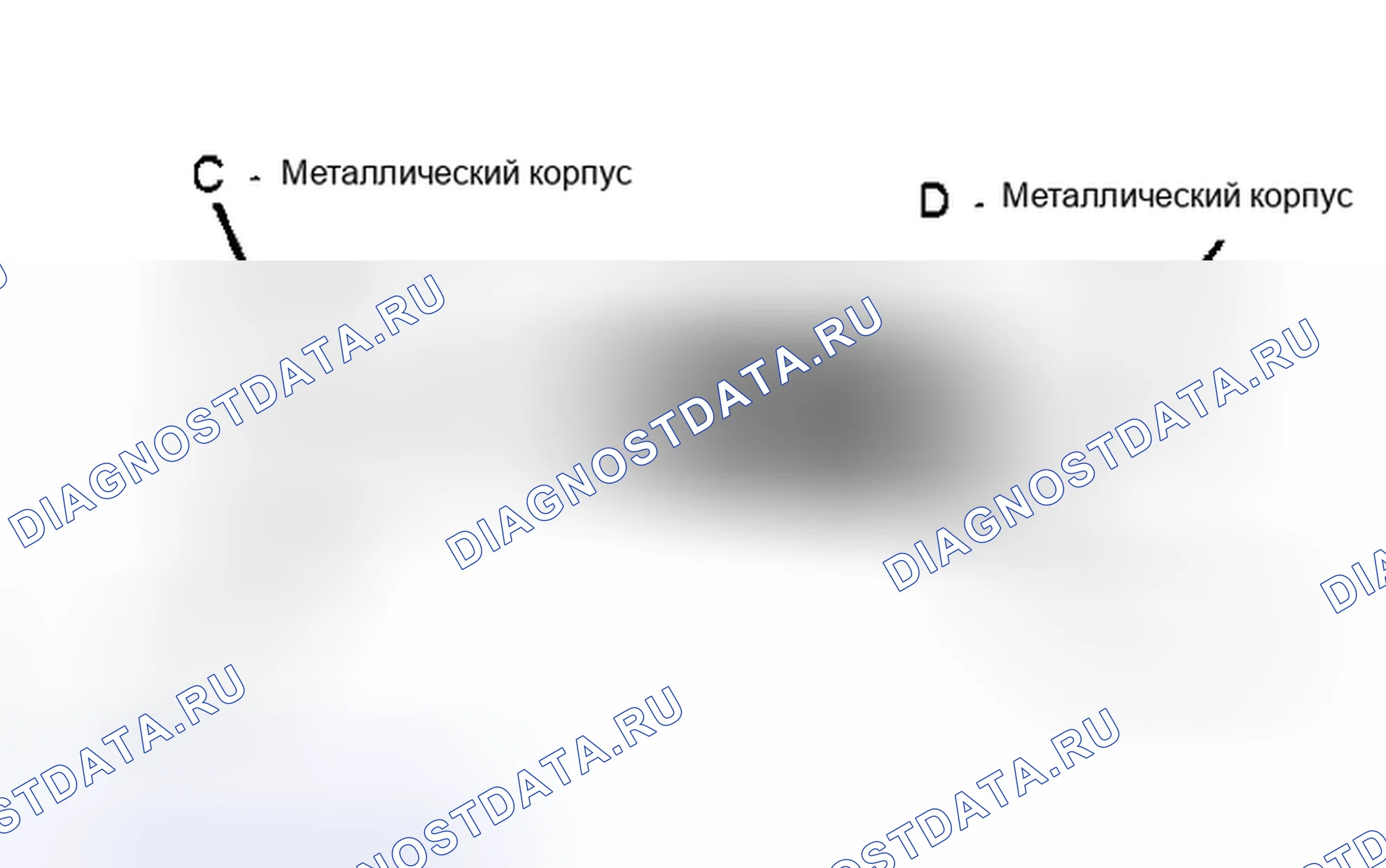 Рис. 2: Контрольные точки вводного сопротивления Подключите омметр между контрольными точками на графике.. Pontiac Sunbird II