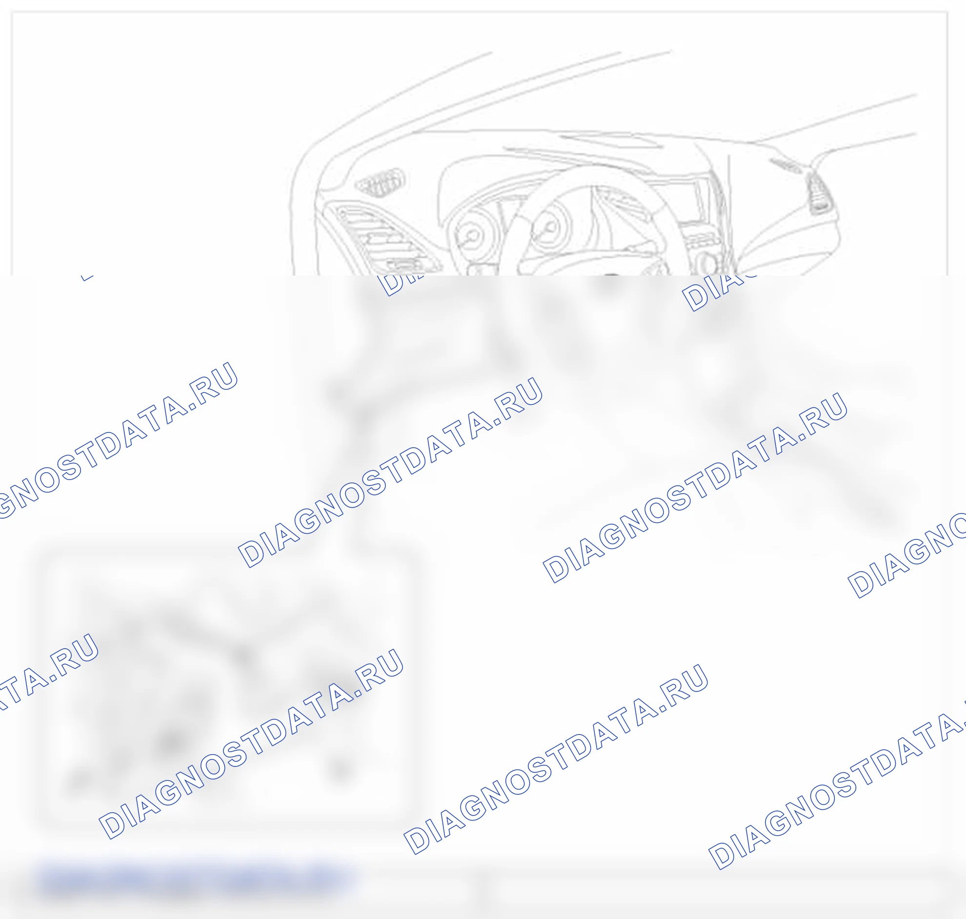 Рис. 19: Расположение компонентов. Hyundai Azera II