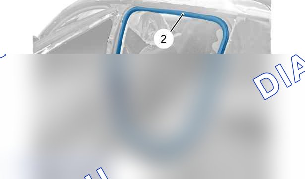 Снятие - установка: уплотнители проема на входе в распашные двери — c4cg0t9d. Peugeot 2008 I