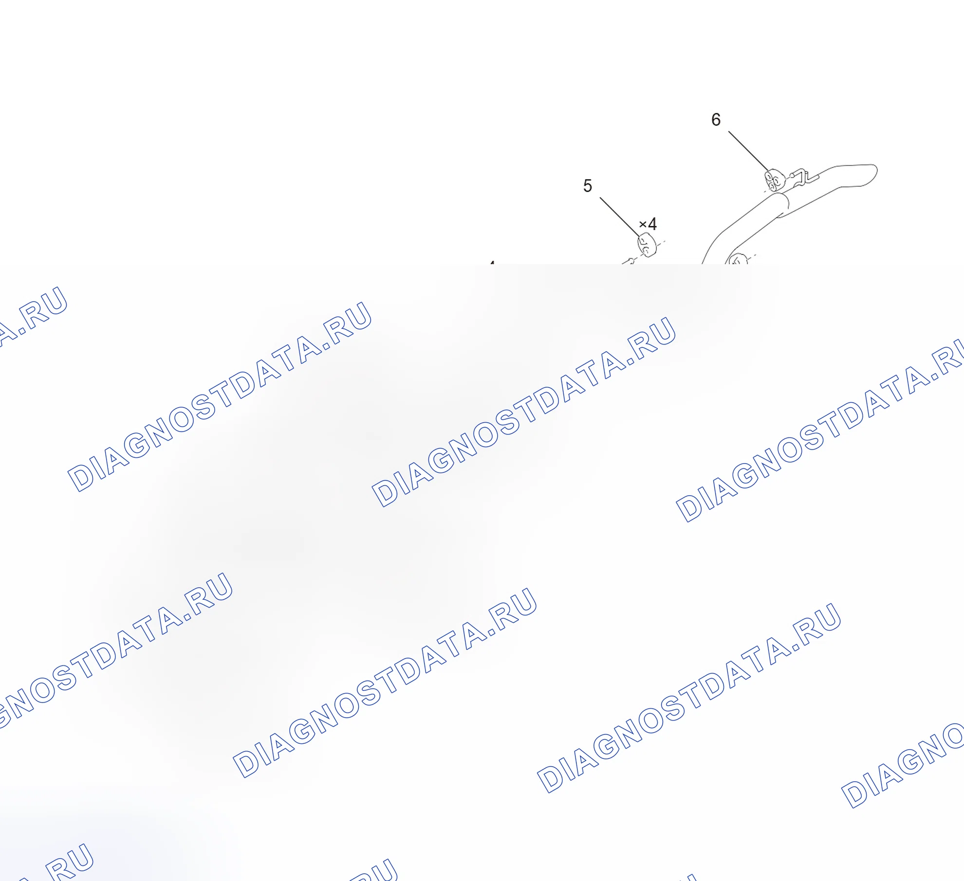 Схема расположения глушителя — Great Wall Wingle-5. Great-Wall Wingle 5 I