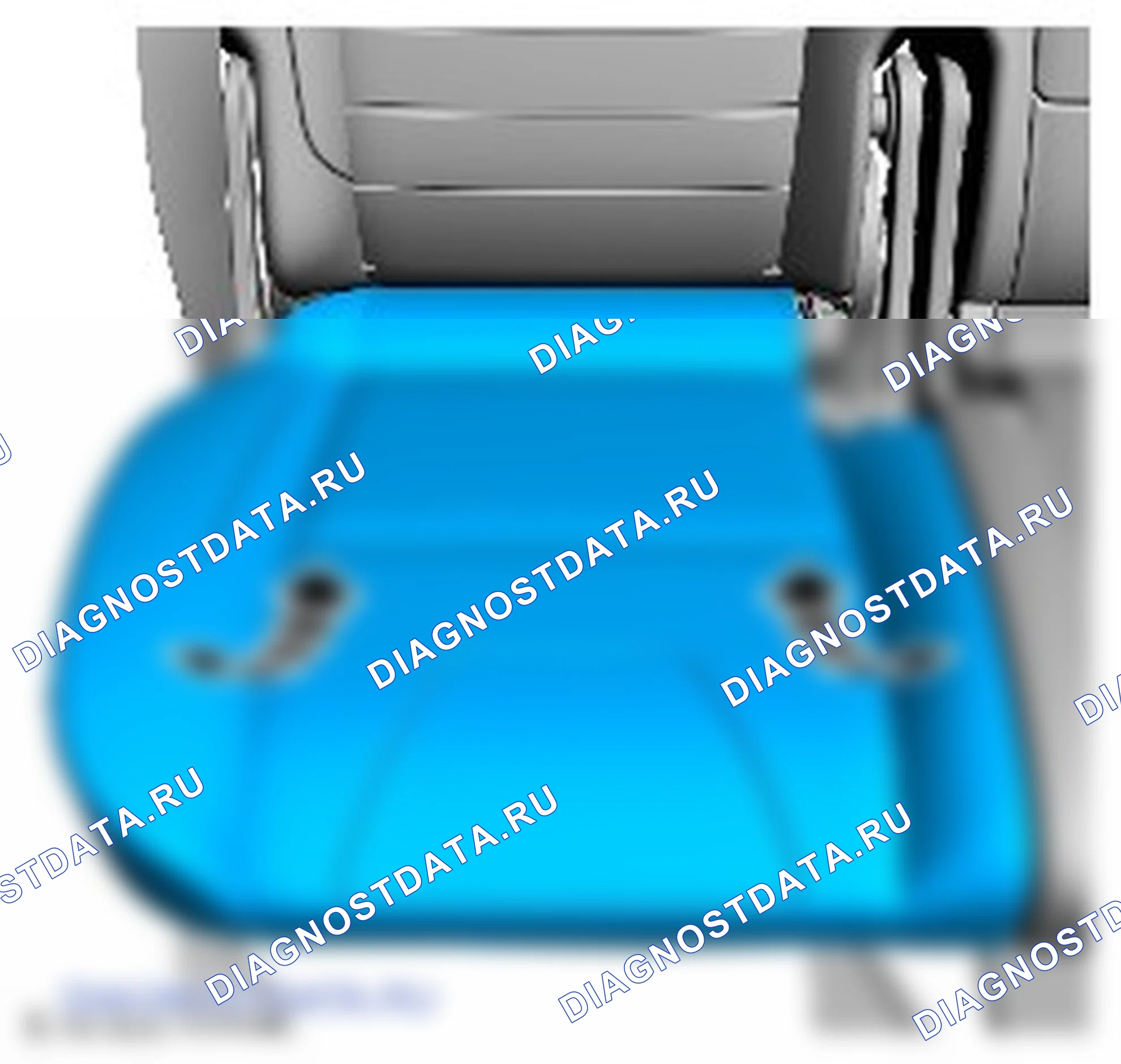 Как снять и установить чехол подушки заднего одинарного сиденья. Ford Kuga II