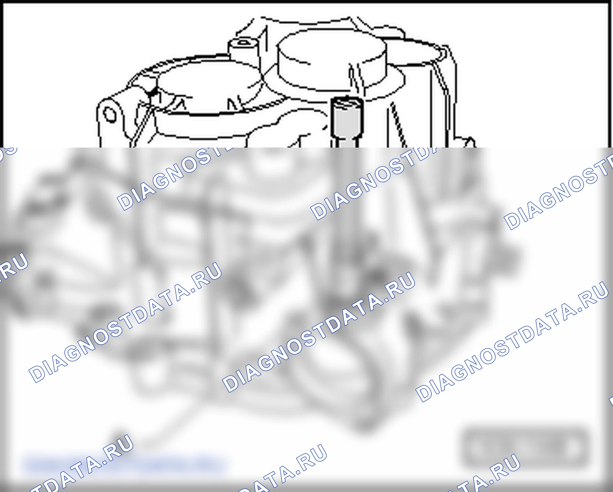 Вынос стопорного штифта. SEAT Alhambra I