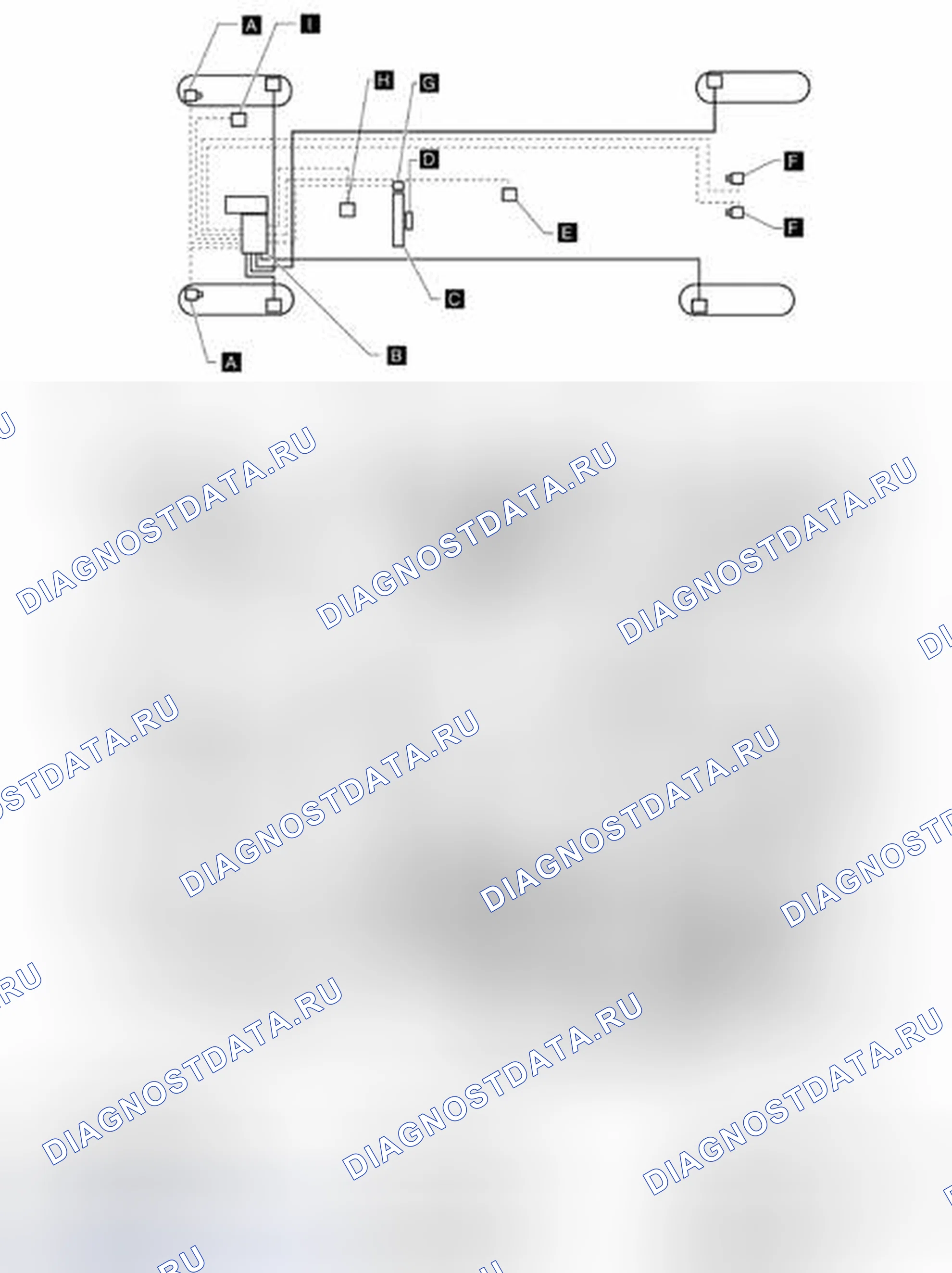 Рис. 3: Расположение компонентов. Nissan Pathfinder III рестайлинг