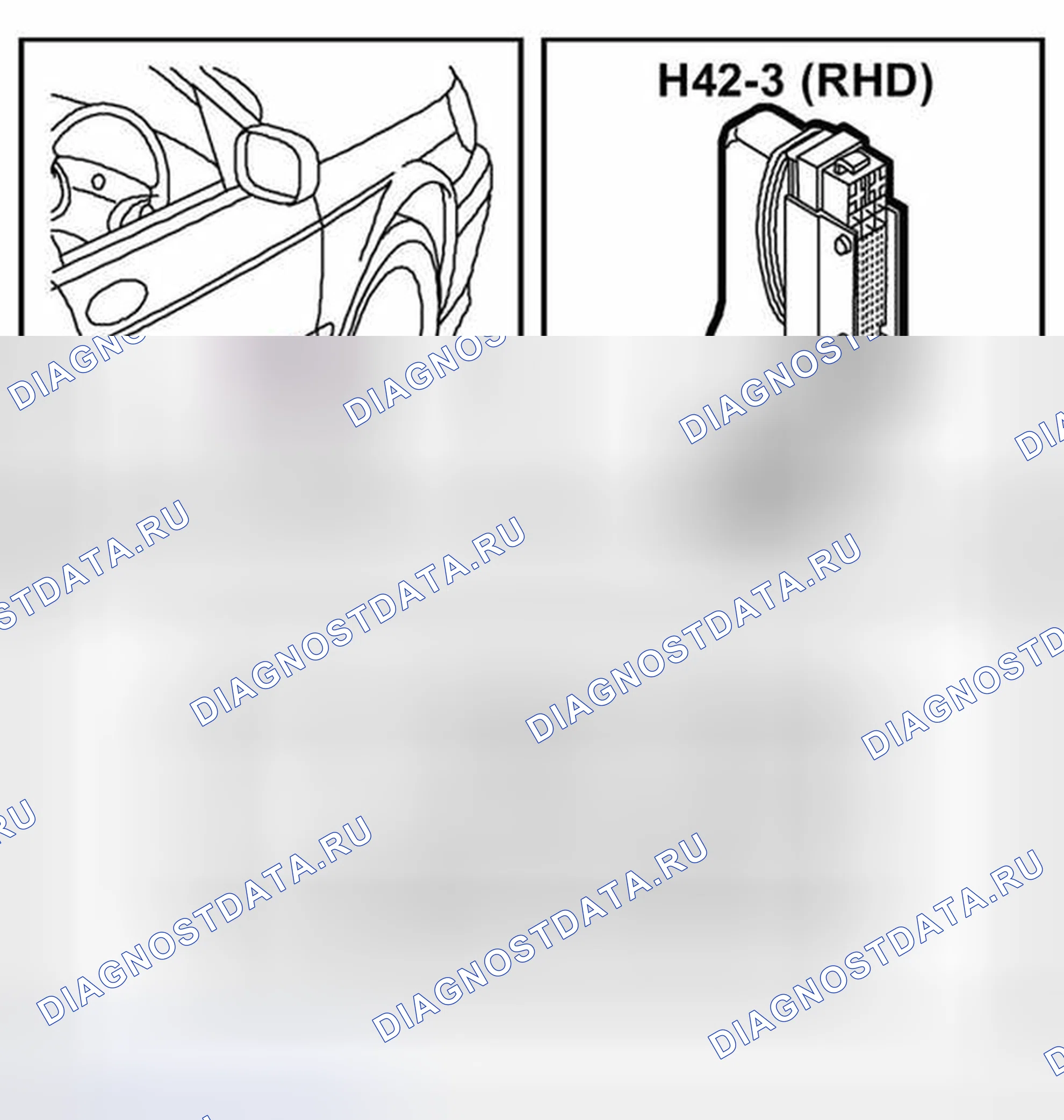 Рис. 161: Разъем H42-3. Kia Picanto II рестайлинг