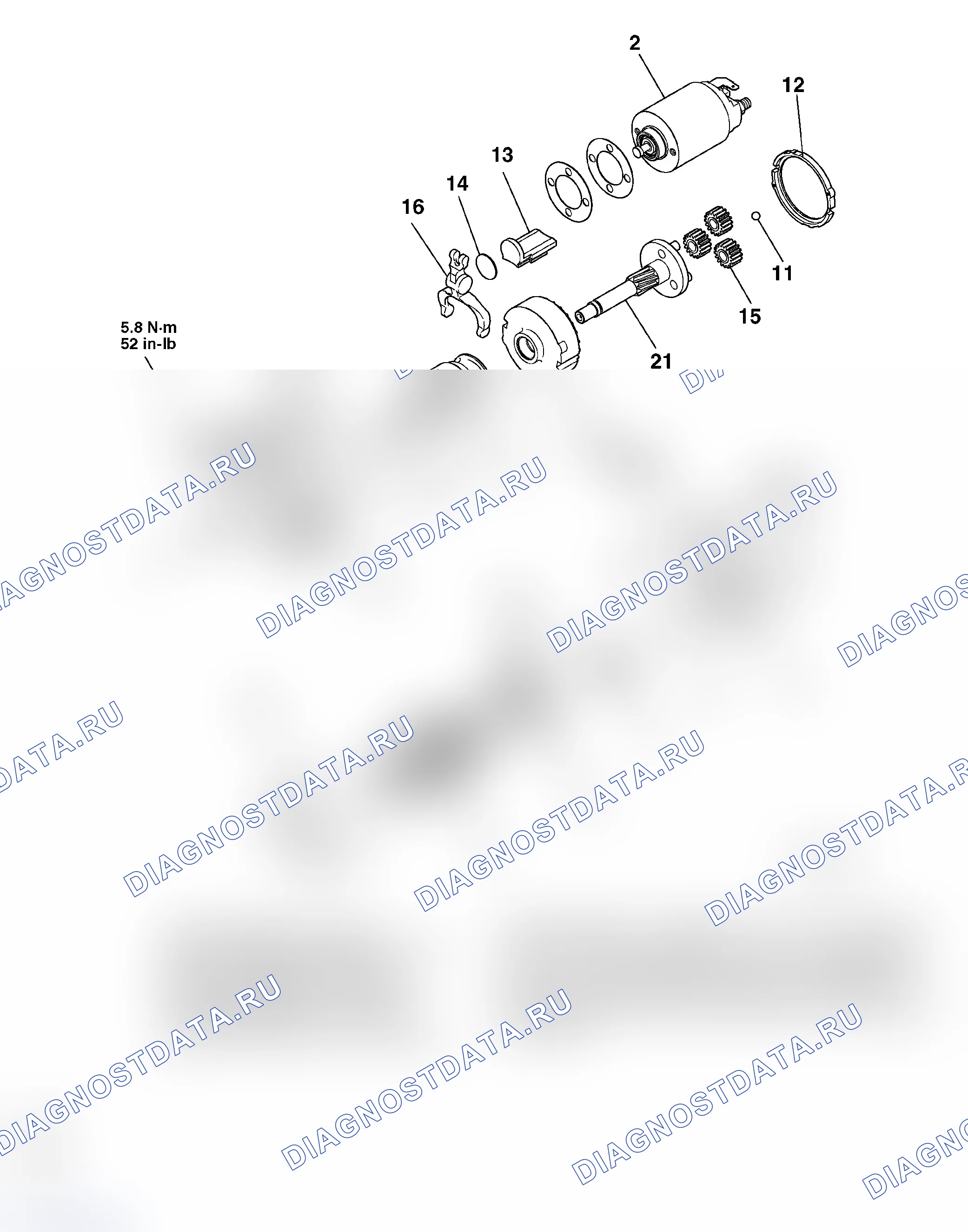 Рис. 17: <2,0 л ДВИГАТЕЛЬ>. Mitsubishi Lancer Ralliart IX рестайлинг