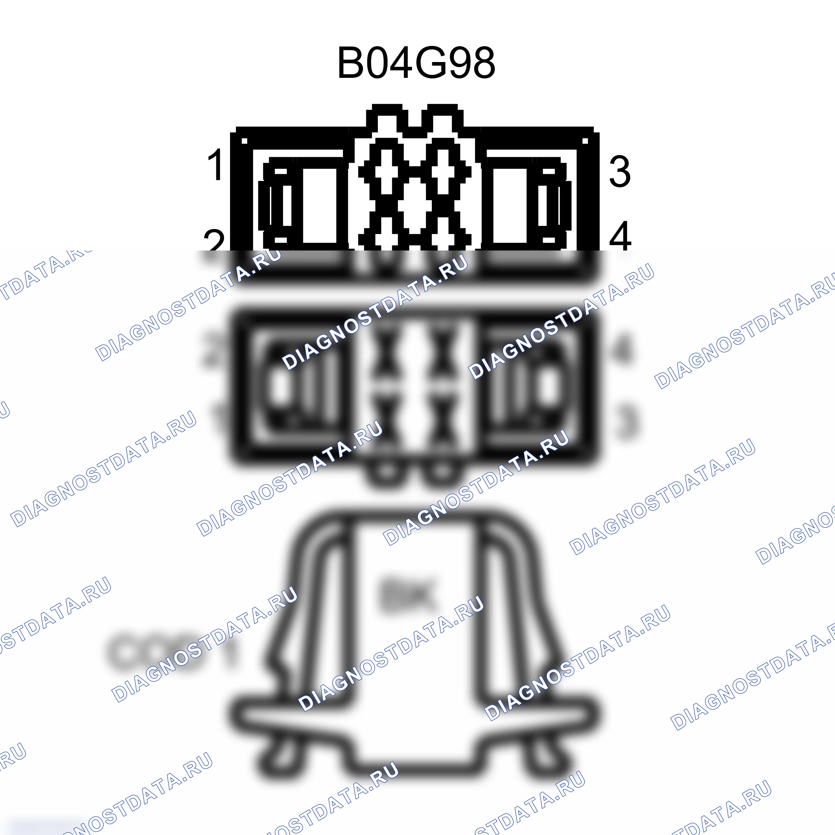 Распиновка разъёма 1J0 972 722 — внешний вид и расположение контактов. Porsche Panamera 970 рестайлинг