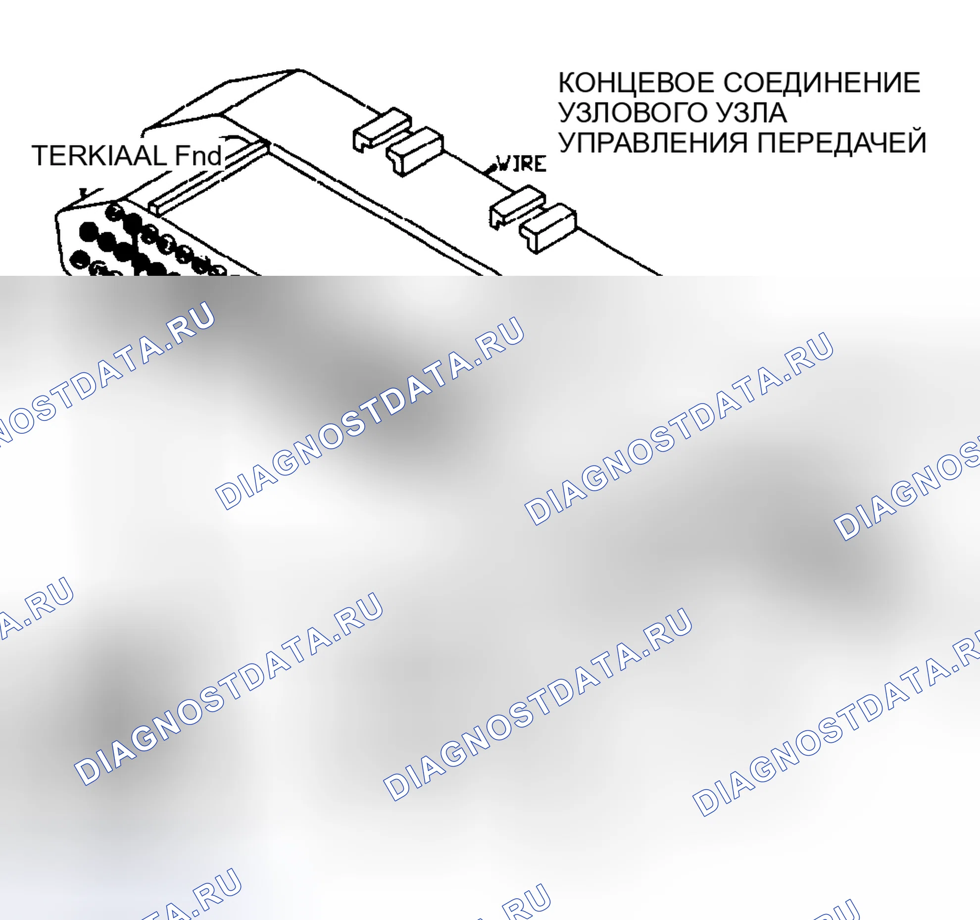 Рис. 229: Проверка соленоида Ud Ckt на разъеме блок управления трансмиссией (TCM) (блок управления трансмиссией) (2 из 2). Plymouth Grand Voyager II