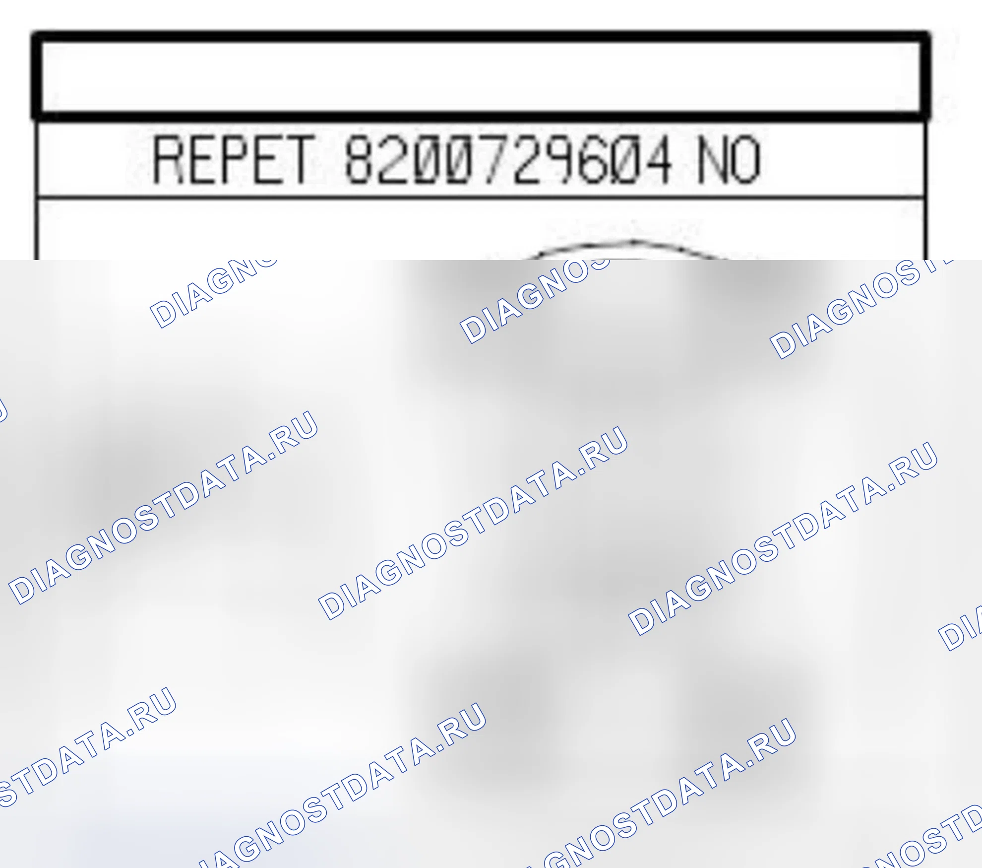 Распиновка разъёма 1284 — Правый фонарь двери багажного отделения. Renault Scenic III