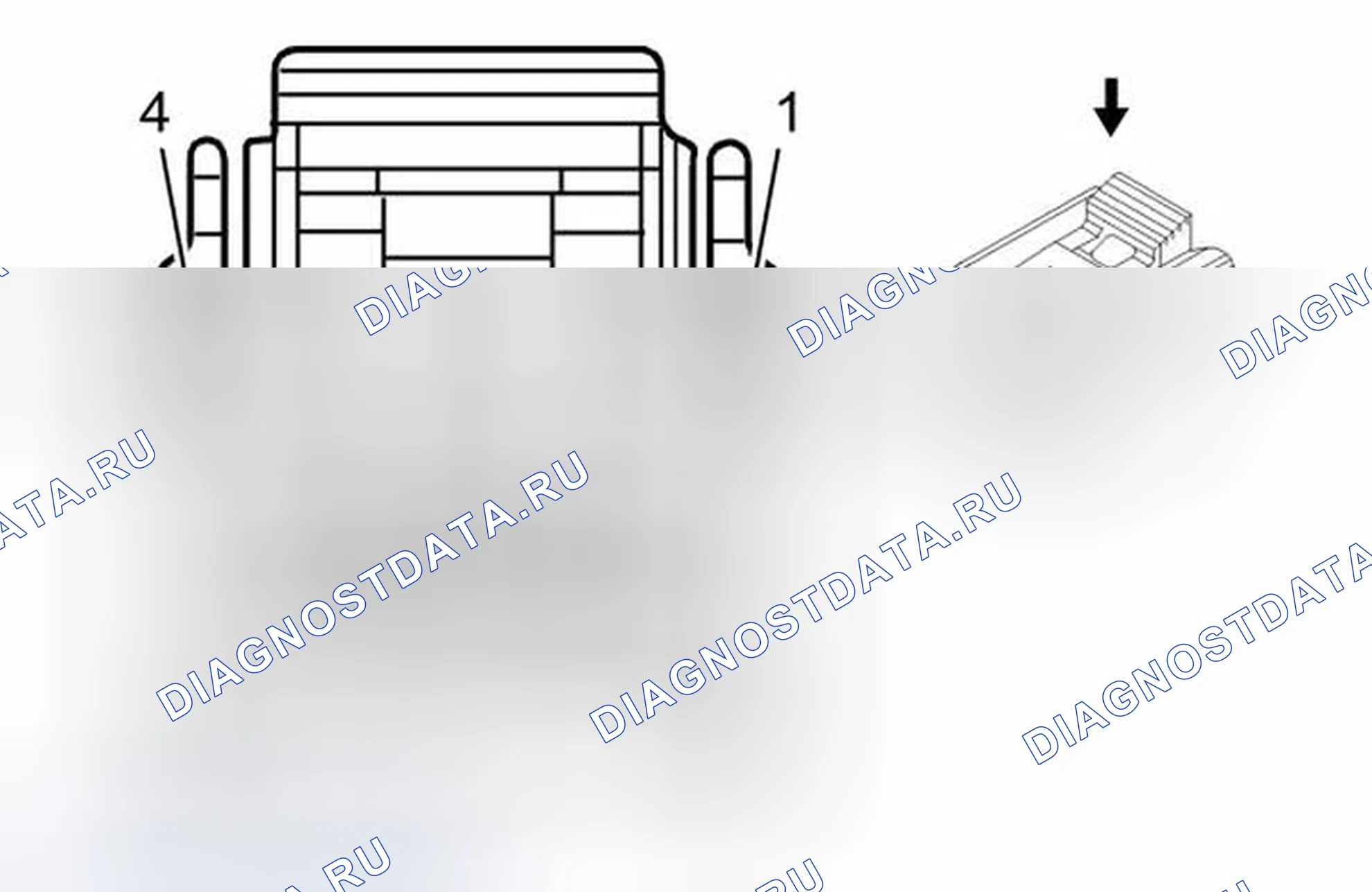 Рис. 8: Люковый выключатель (CF5). Chevrolet Captiva I рестайлинг