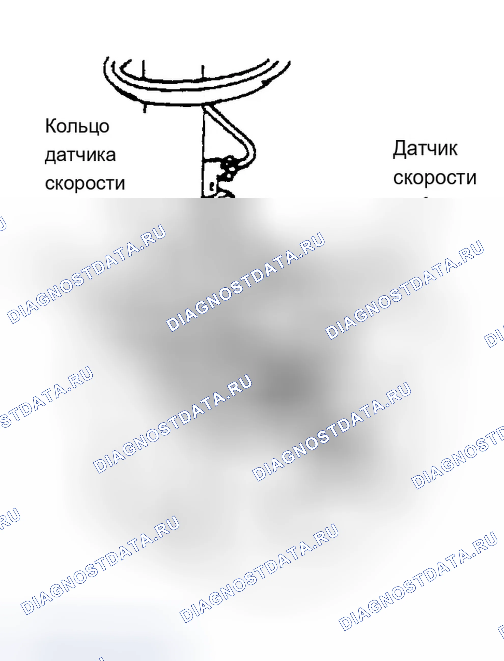 Рис. 5: ДАТЧИК ЧАСТОТЫ ВРАЩЕНИЯ КОЛЕСА. Chevrolet Prizm I