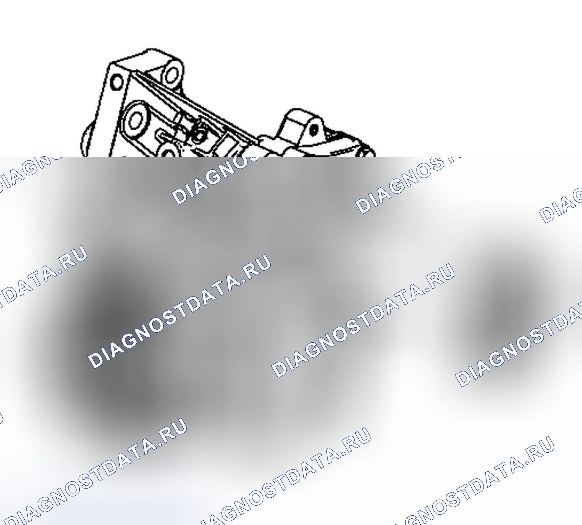 Рис. 7: Идентификация раздаточной коробки. Buick LaCrosse II