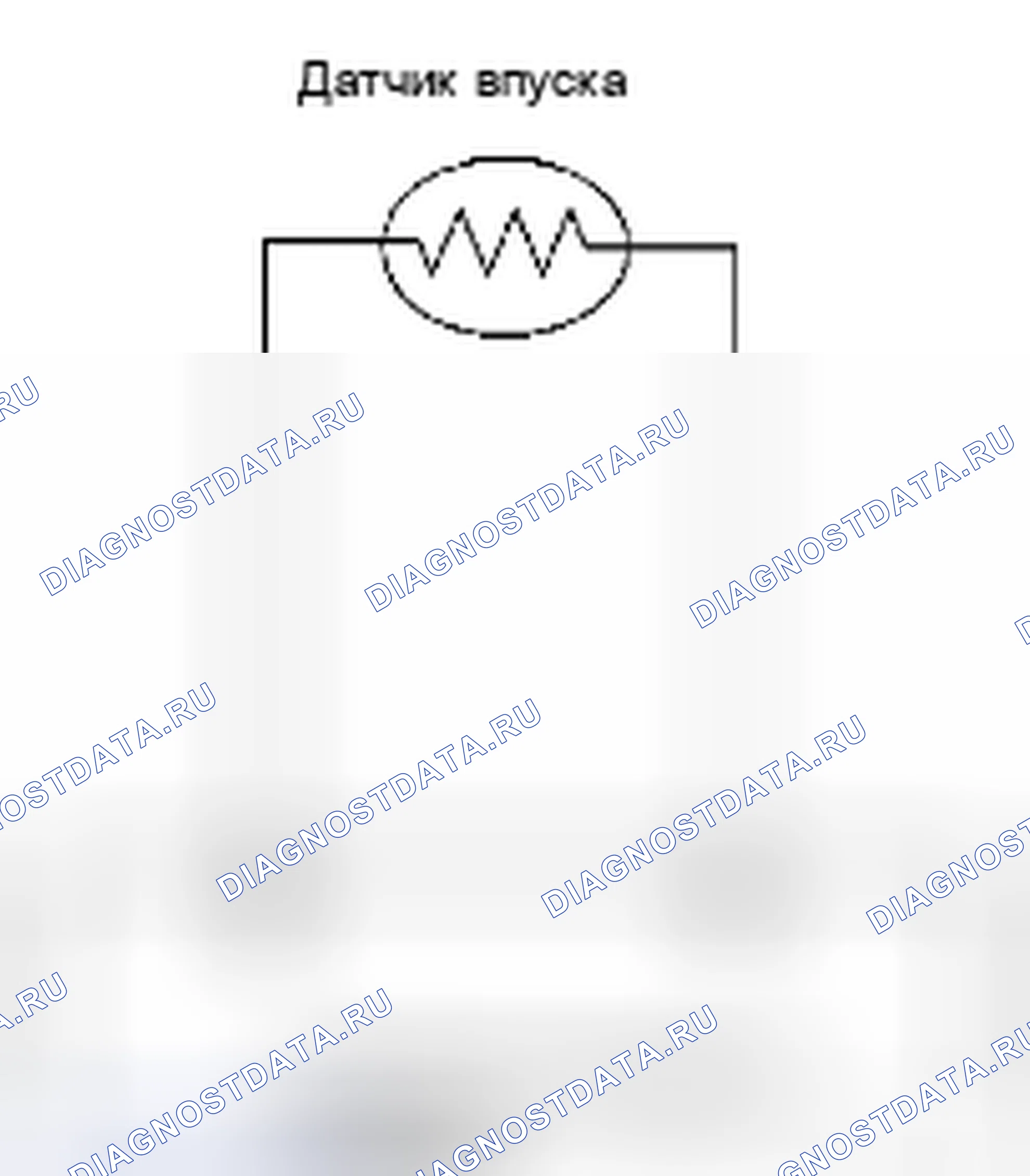 Рис. 138: ПРОЦЕДУРА ДИАГНОСТИКИ ДАТЧИКА ВПУСКА. Suzuki Equator I