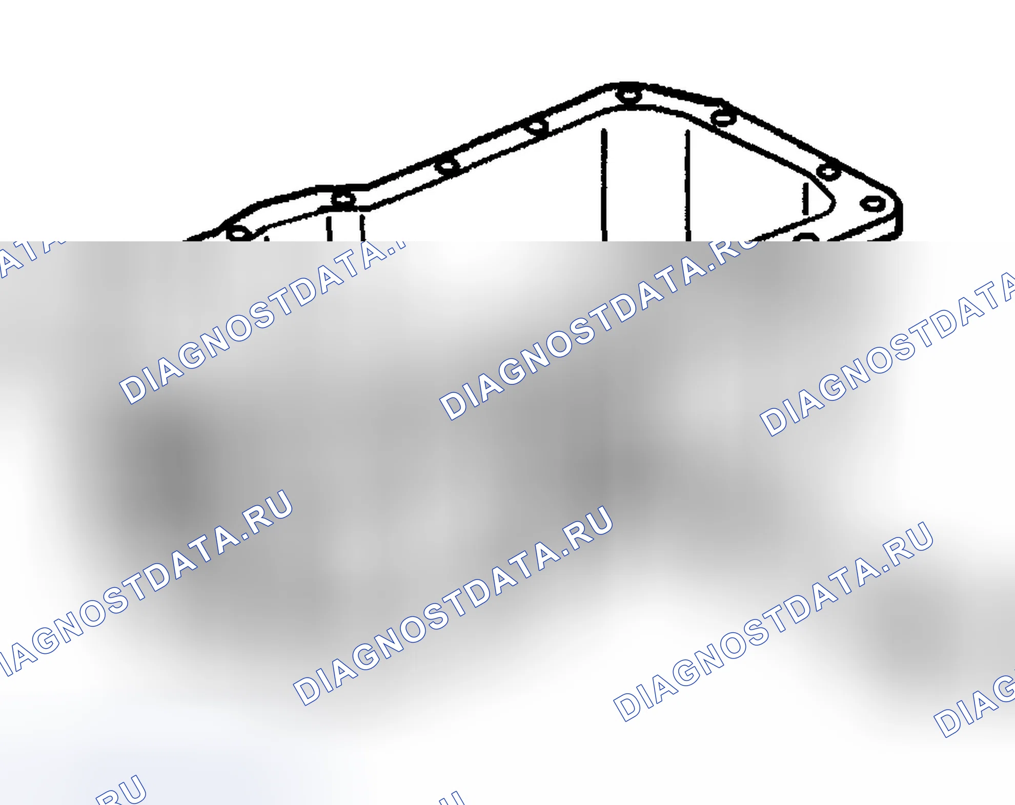 Рис. 364: Очистка и проверка масляного поддона. Buick Park Avenue II рестайлинг