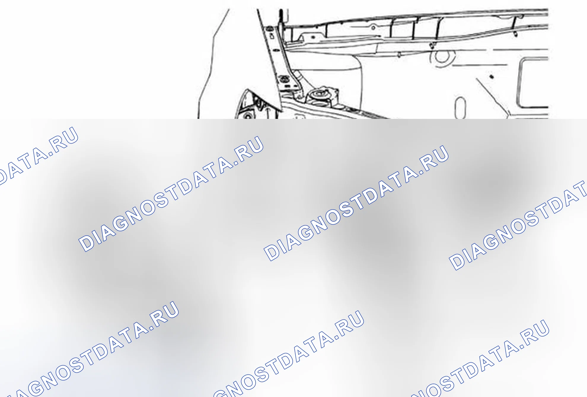 Рис. 15: Замена переднего воздушного дефлектора. Chevrolet Sonic I