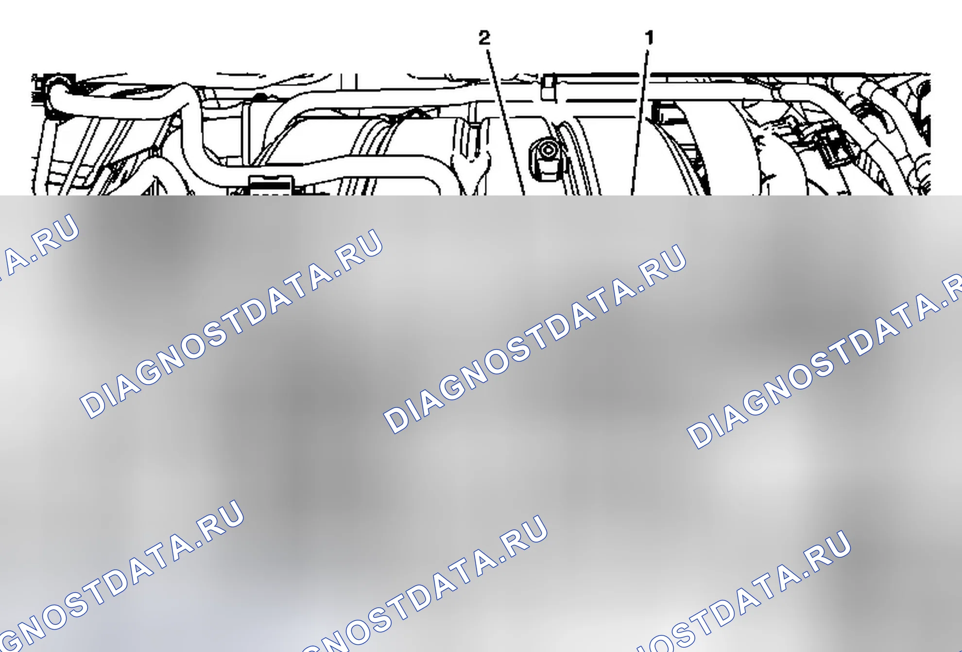 Рис. 95: Замена клапана вентиляции картера (задняя часть). Chevrolet Malibu VIII рестайлинг