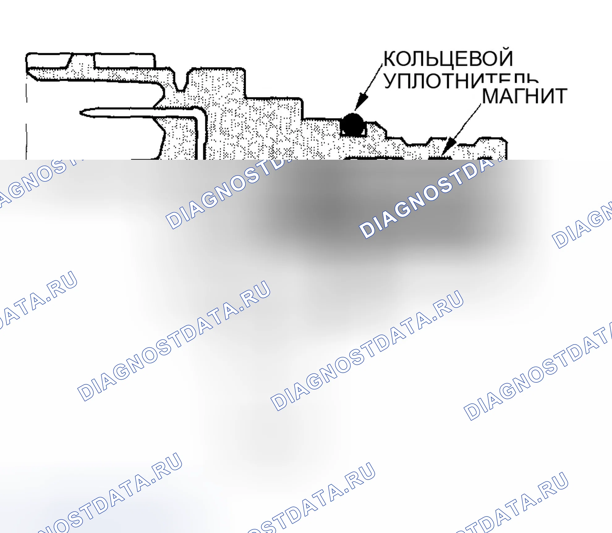Рис. 188: Датчик положения распределительного вала (положение распредвала). Honda Civic VII рестайлинг