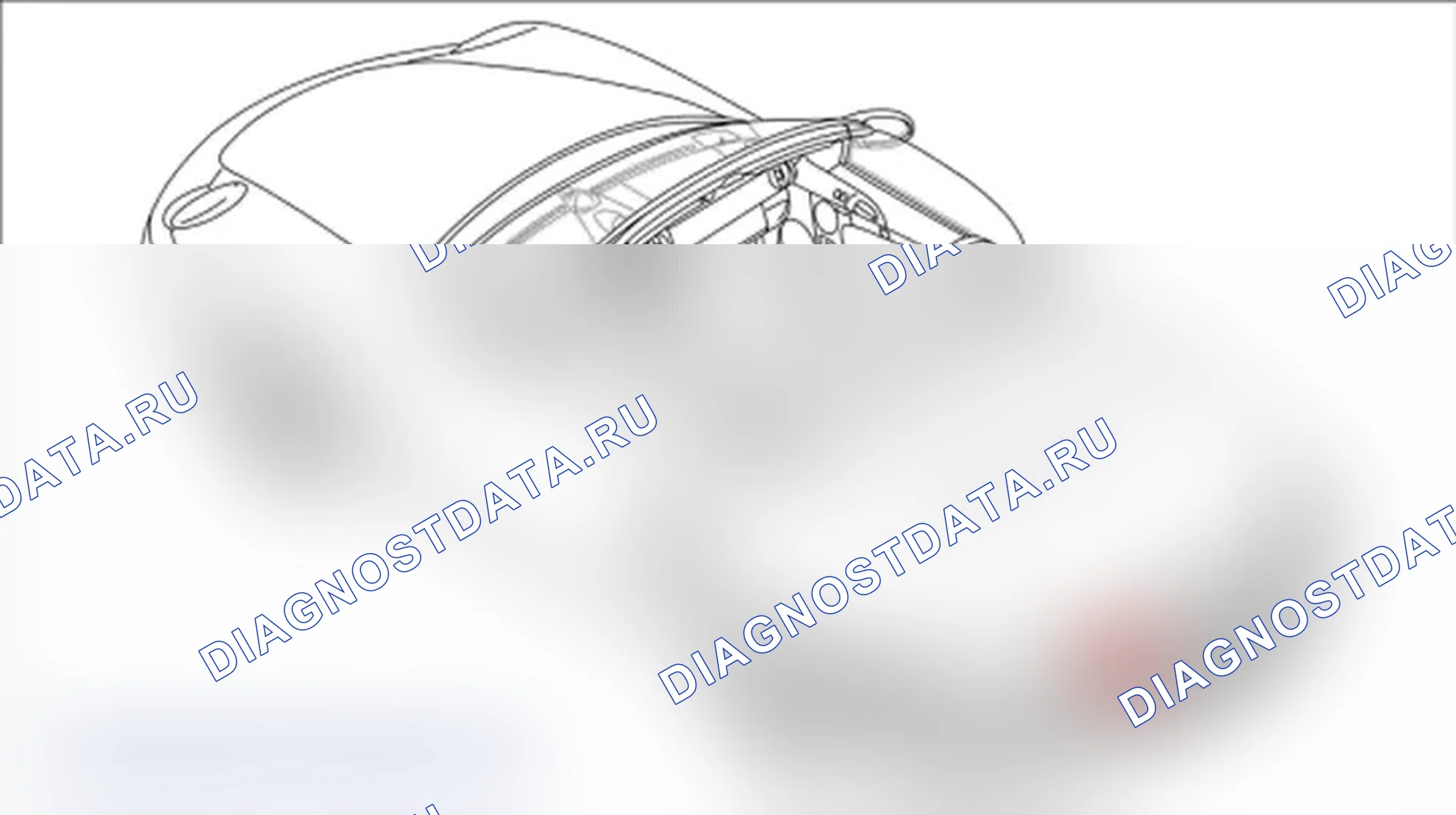 Рис. 693: Снятие заднего спойлера. Porsche Boxster S 987