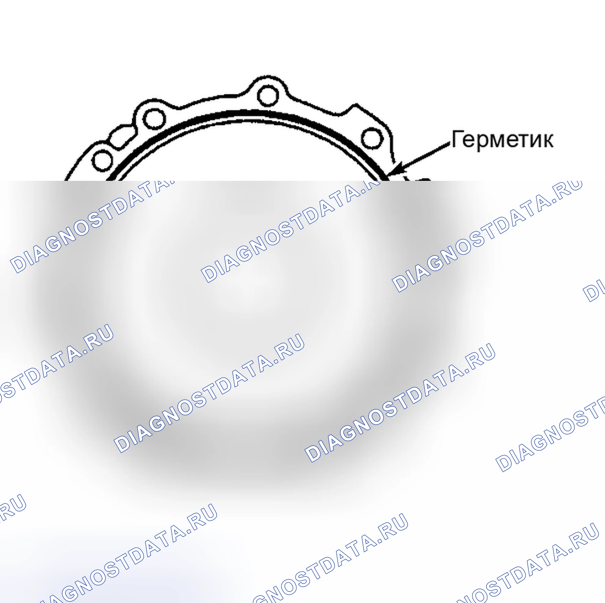 Рис. 14: Повторная сборка и регулировка. Toyota Tundra I