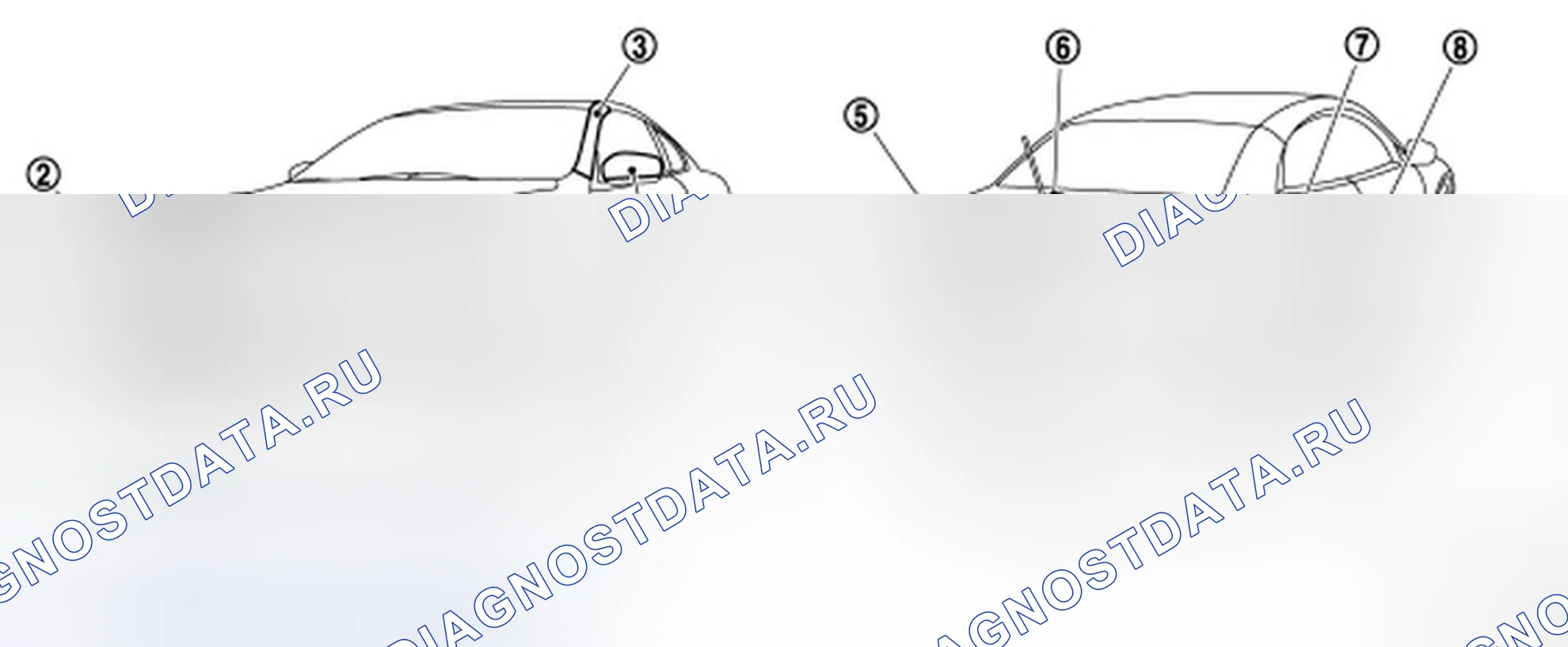 Рис. 94: Цвет наружной краски кузова. Infiniti Q60 I