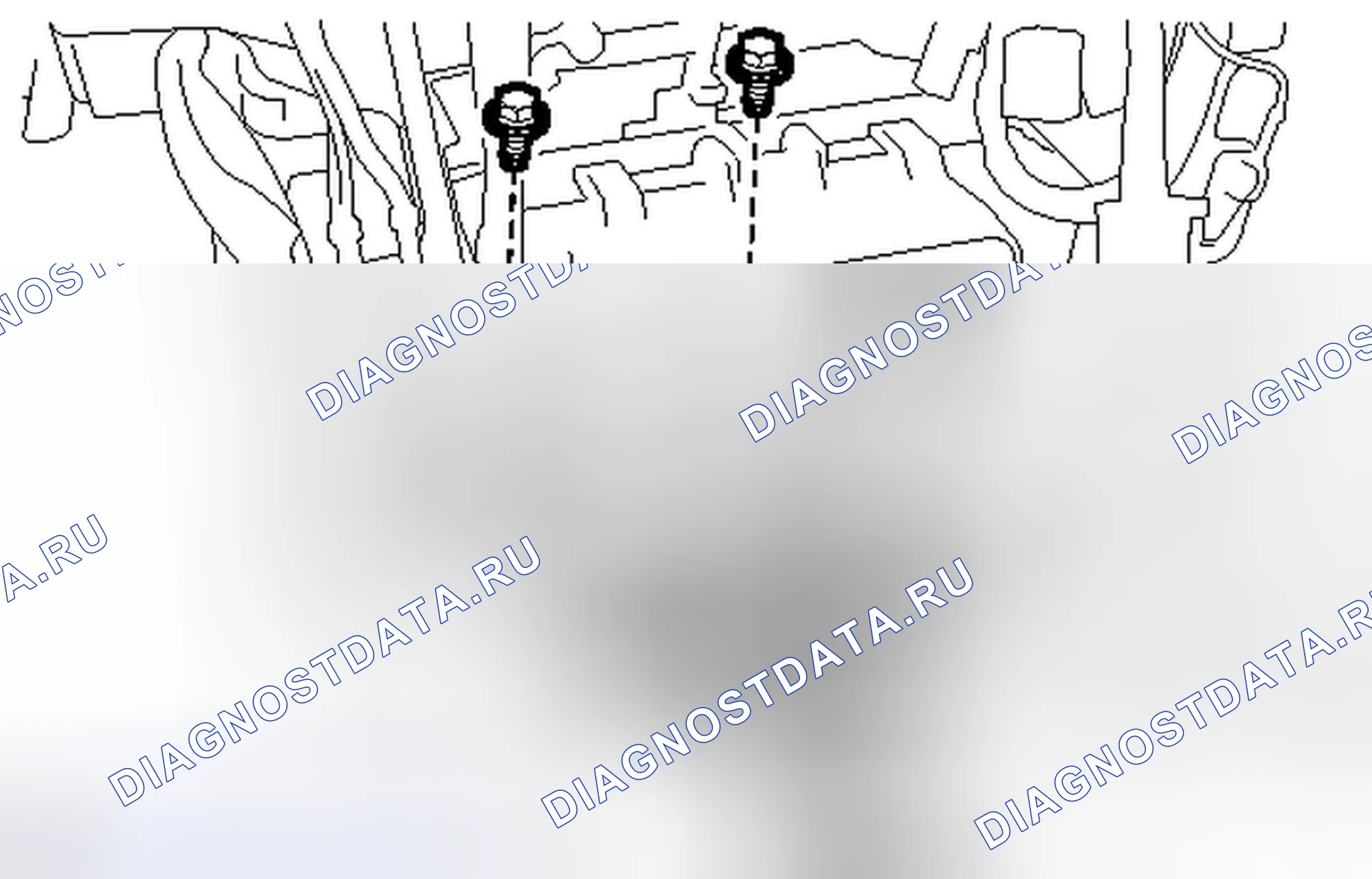 Рис. 334: ДЕМОНТАЖ. Toyota Camry XV40 рестайлинг