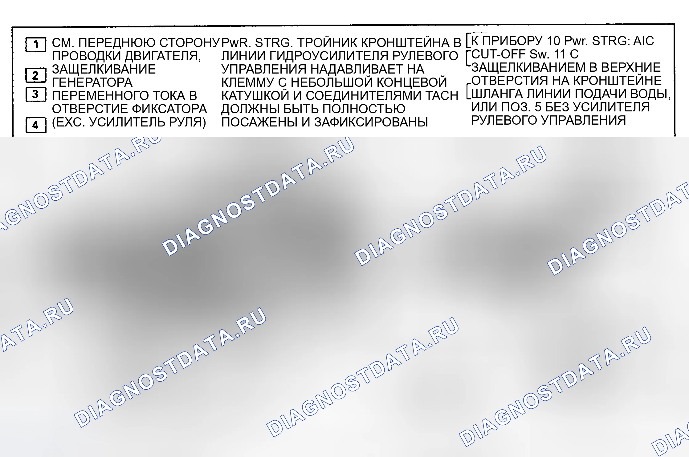 Рис. 21: Расположение компрессора, связанного с двигателем 2 / 2 - фактический вид - олды.. Buick Skylark V