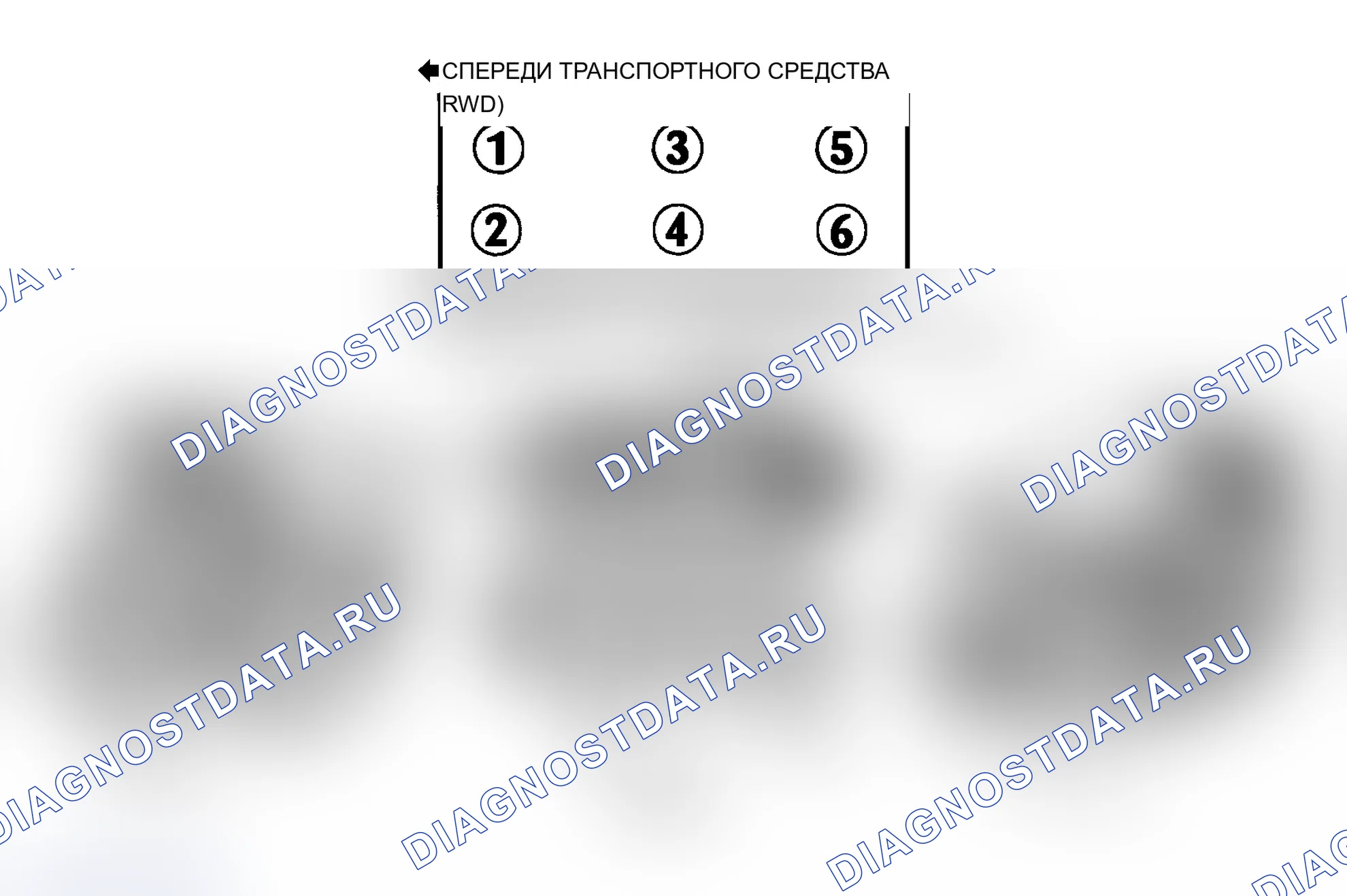 Рис. 2: порядок работы цилиндров (3.1L). Pontiac Grand AM IV