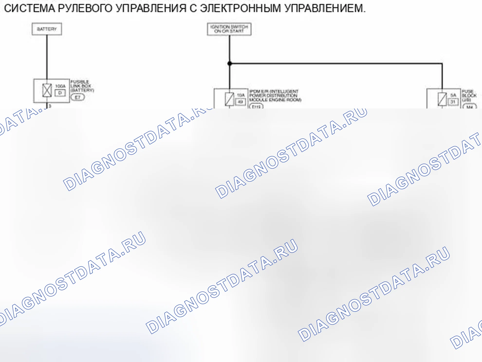 Рис. 8: электросхема. Infiniti QX60 I