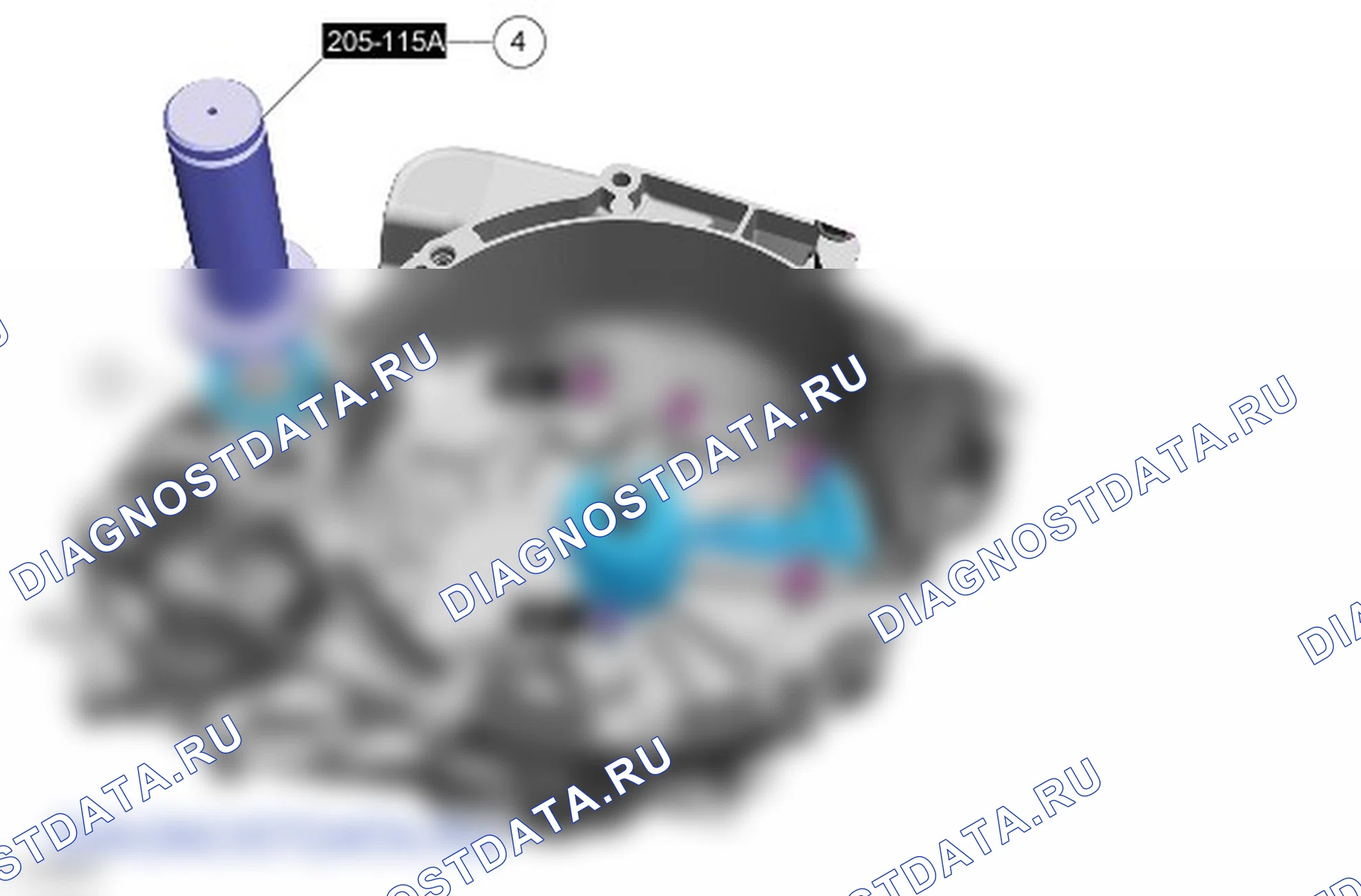 Как снять и установить синхронизатор 3-й/4-й передачи. Ford Grand C-MAX II рестайлинг