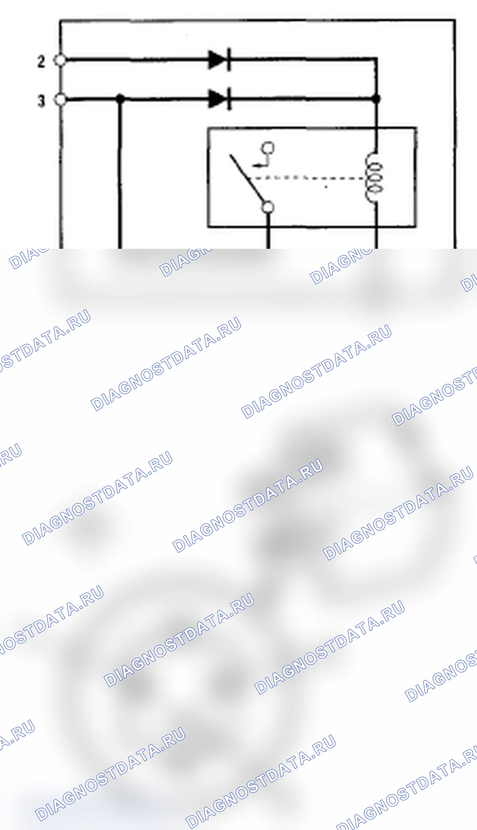 Рис. 8: Сигнал поворота/реле опасности 2 (звуковой оповещатель). Acura RL II
