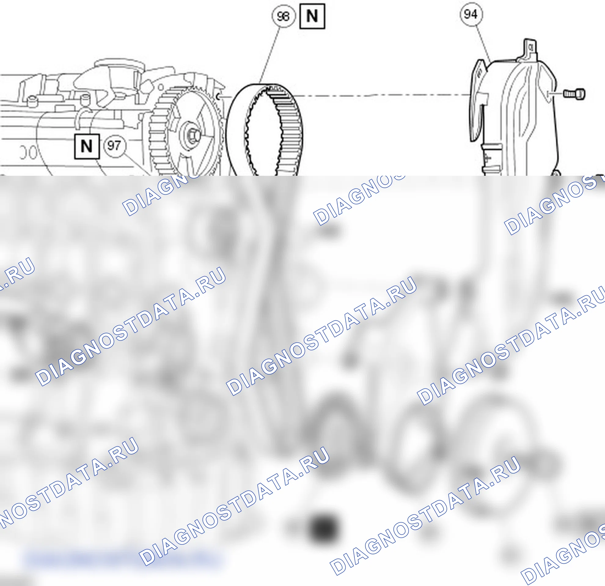Разборка двигателя. Ford C-MAX I рестайлинг