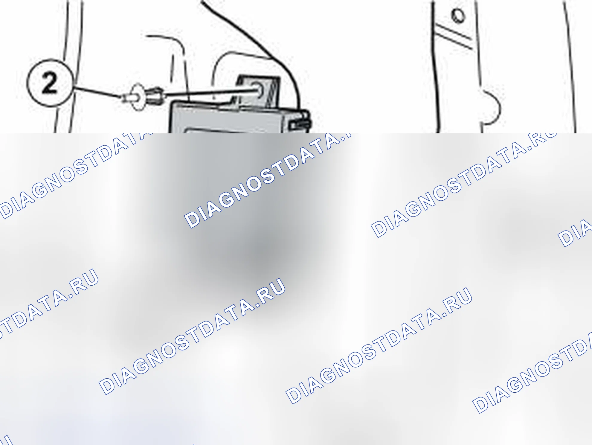 Рис. 751: УСТАНОВКА МОДУЛЯ ПОМОЩИ ПРИ ПАРКОВКЕ (PAM). Volvo S40 II