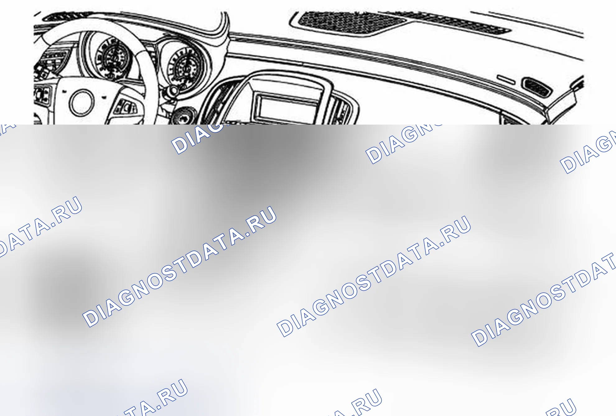 Рис. 50: Замена панели изолятора приборной панели - правая сторона. Buick LaCrosse II