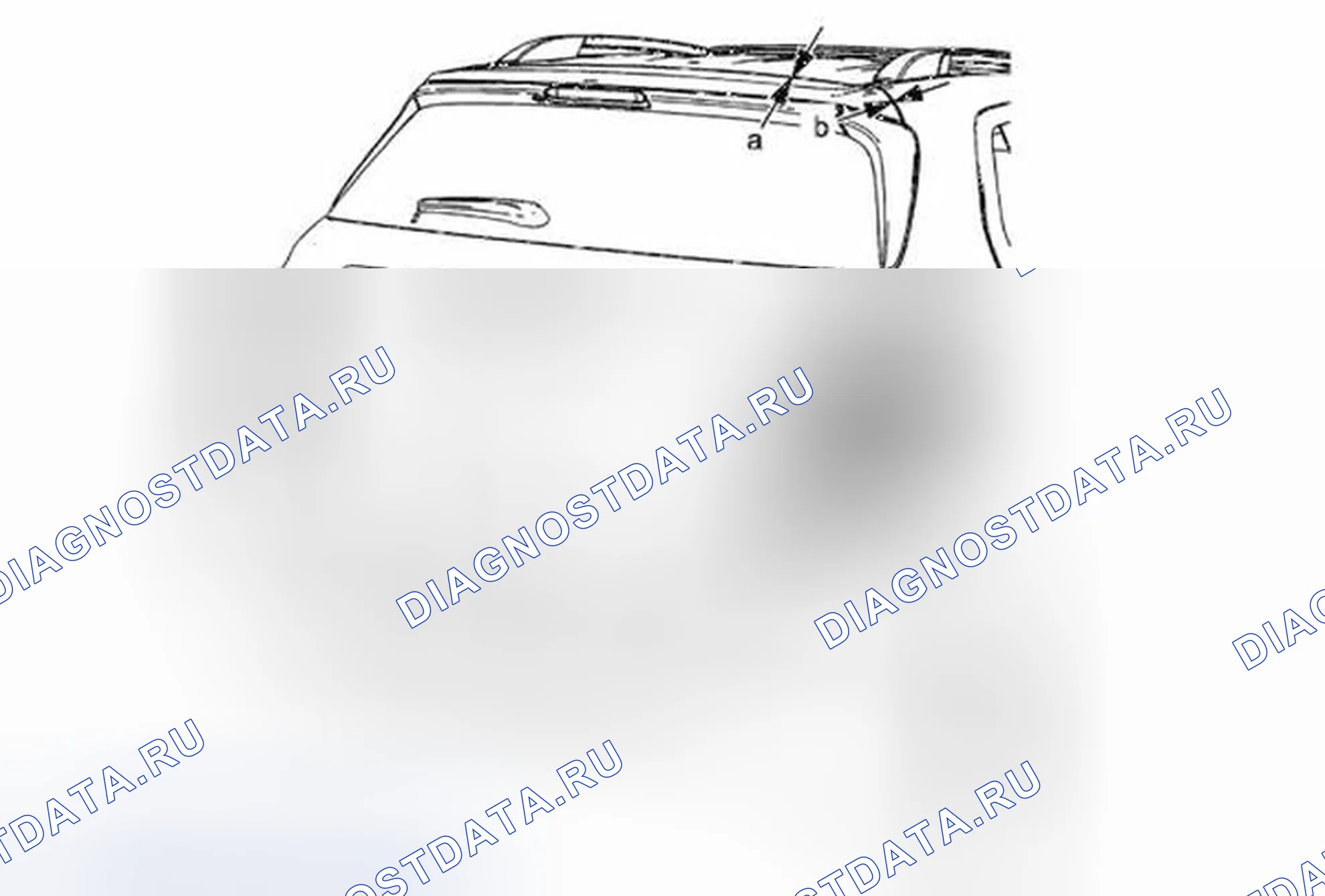 Рис. 145: Регулировка дверь багажника (Trax). Buick Encore I