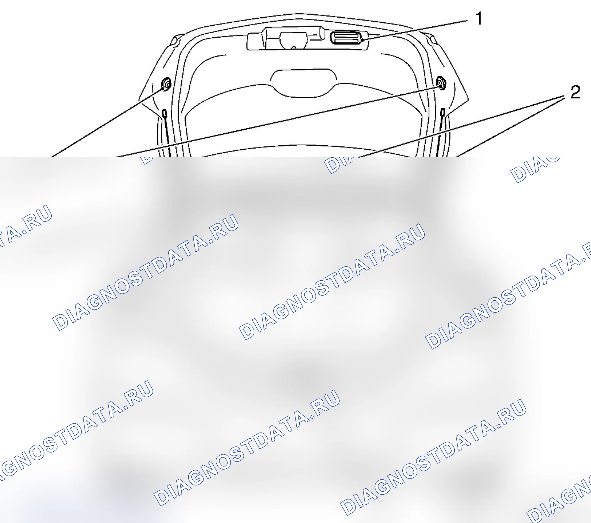 Задняя (торцевая) дверь - Astra-H GTC. Opel Astra H