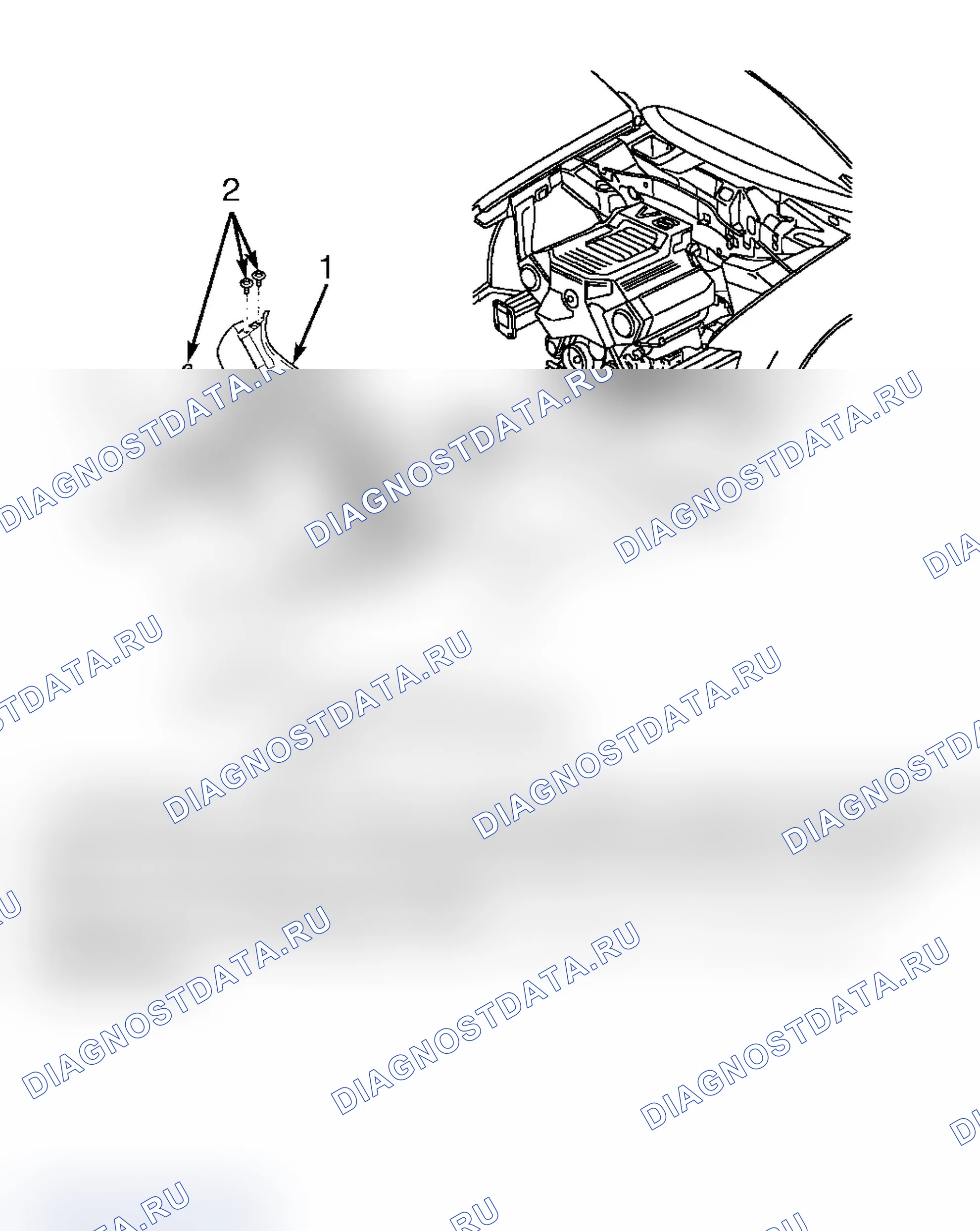 Рис. 4: Установка в рабочее положение (A4 и A6). Audi A6 C5