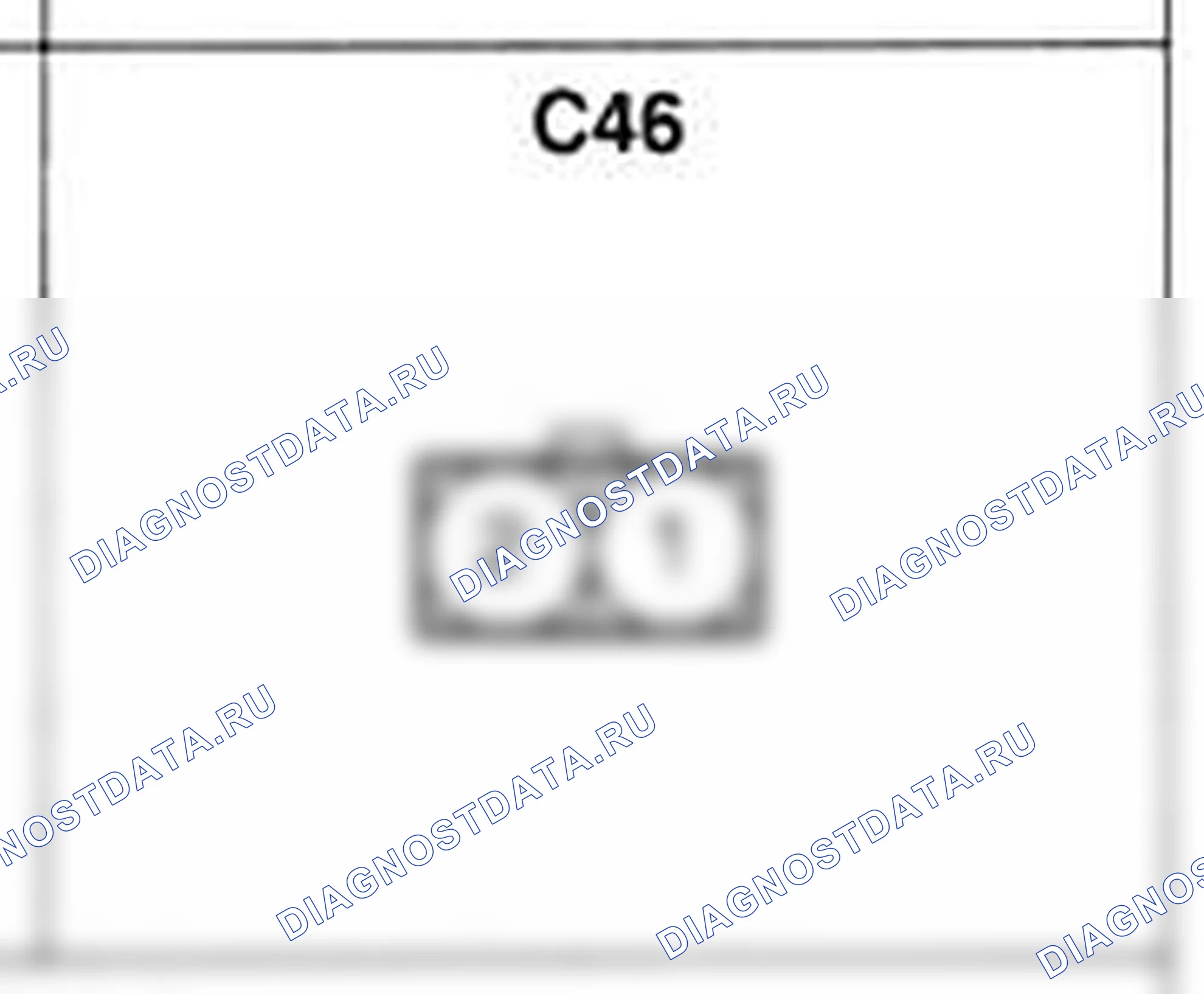 Распиновка разъёма C46 — жгута управления. Hyundai Atos MX