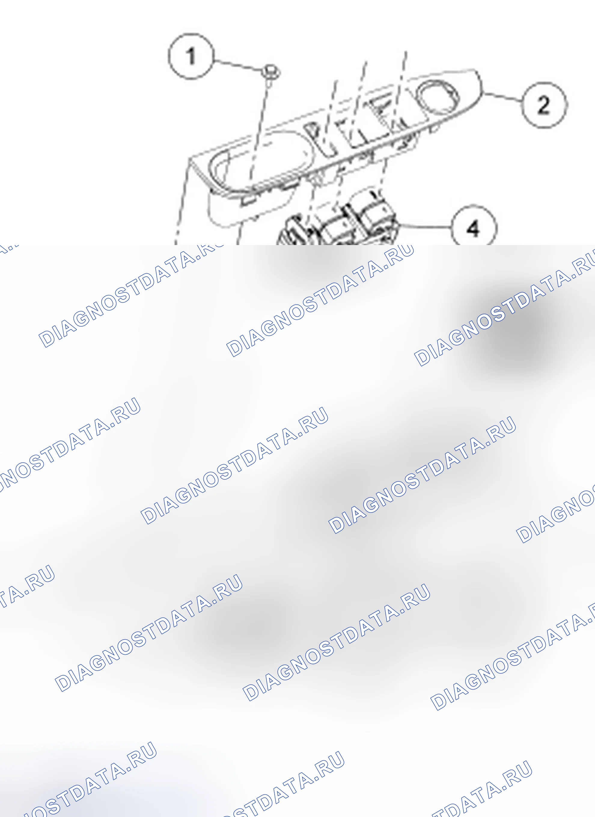 Рис. 49: Переключатель управления окном. Ford Fusion I рестайлинг