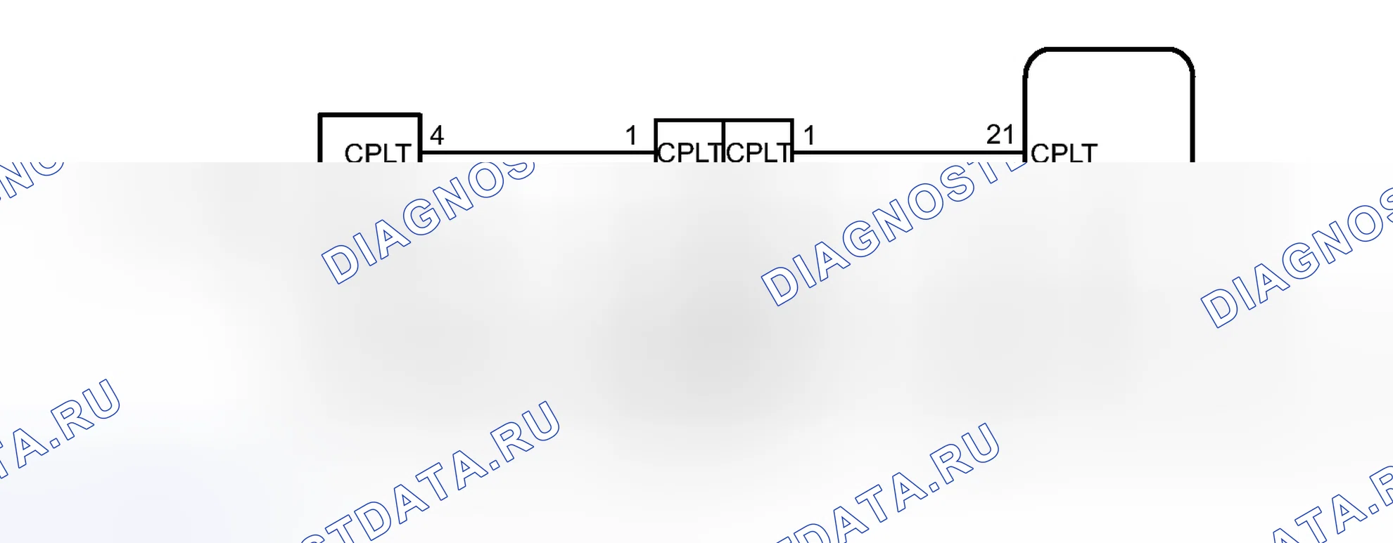 Рис. 1374: электросхема. Toyota Prius III рестайлинг