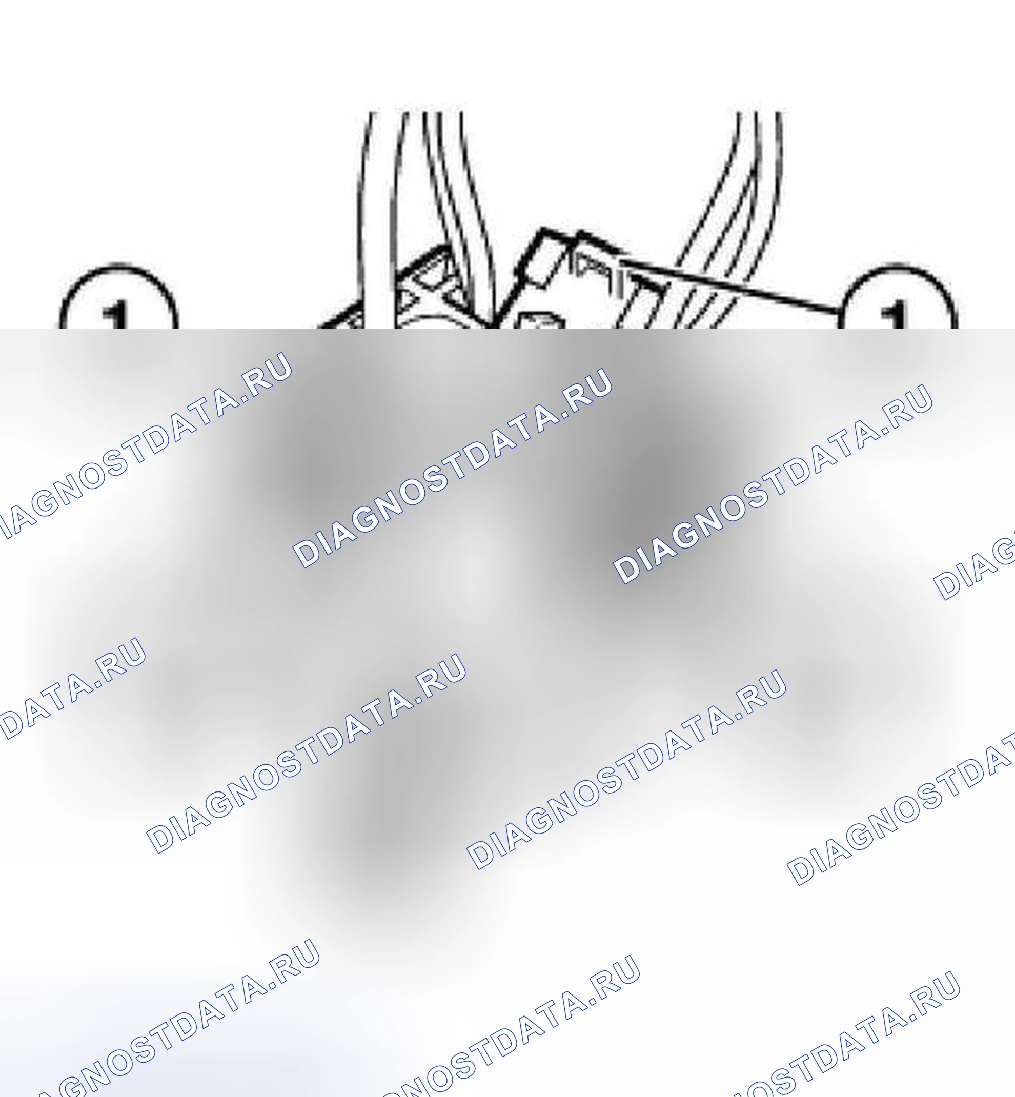 Рис. 125: 61 13... Разъем главного реле DME. BMW M5 E39