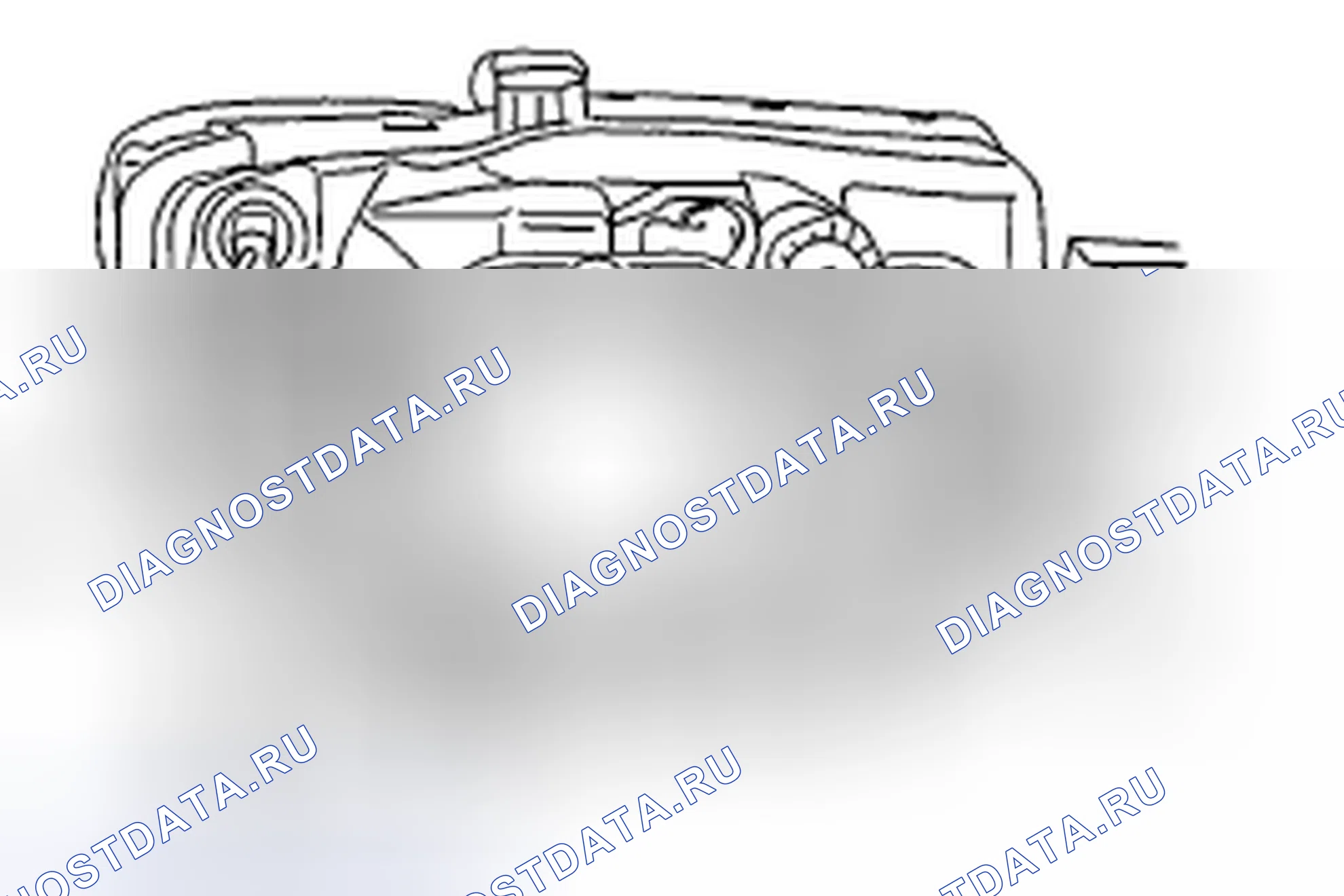 Рис. 53: ДЕМОНТАЖ. Subaru Tribeca WX рестайлинг