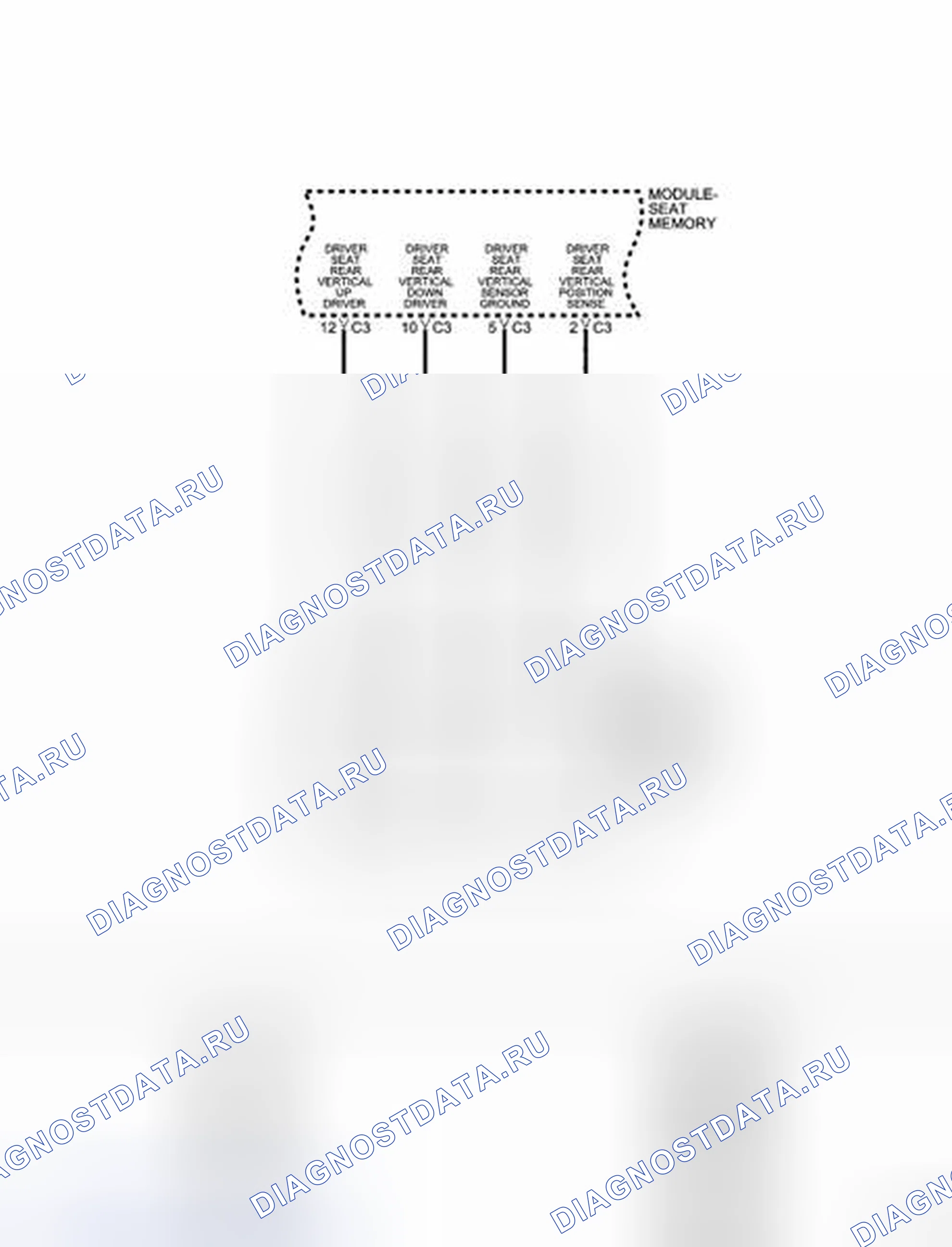 Рис. 21: Принципиальная схема. Chrysler Town & Country V