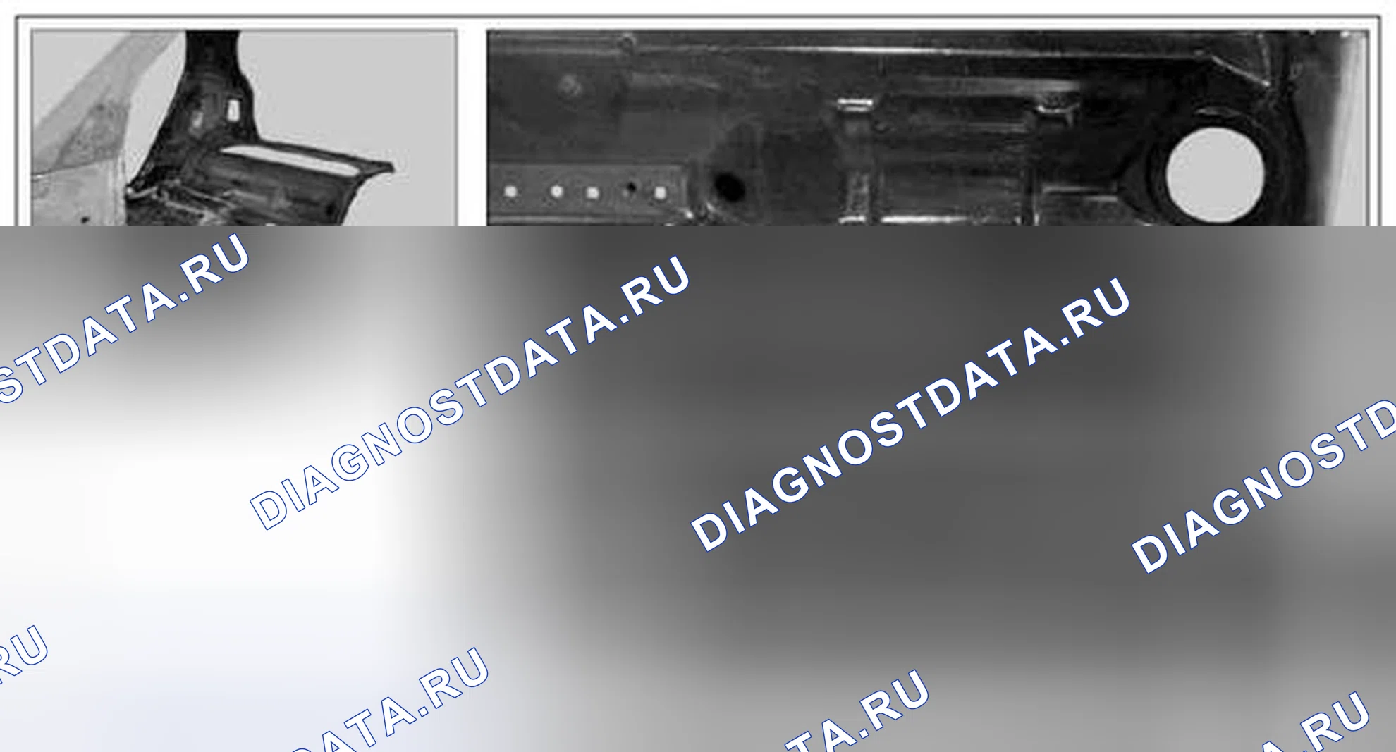 Рис. 204: Частично демонтировать поперечину под передним сиденьем - AR63.40-P-1189-01MCC. Kia Soul I