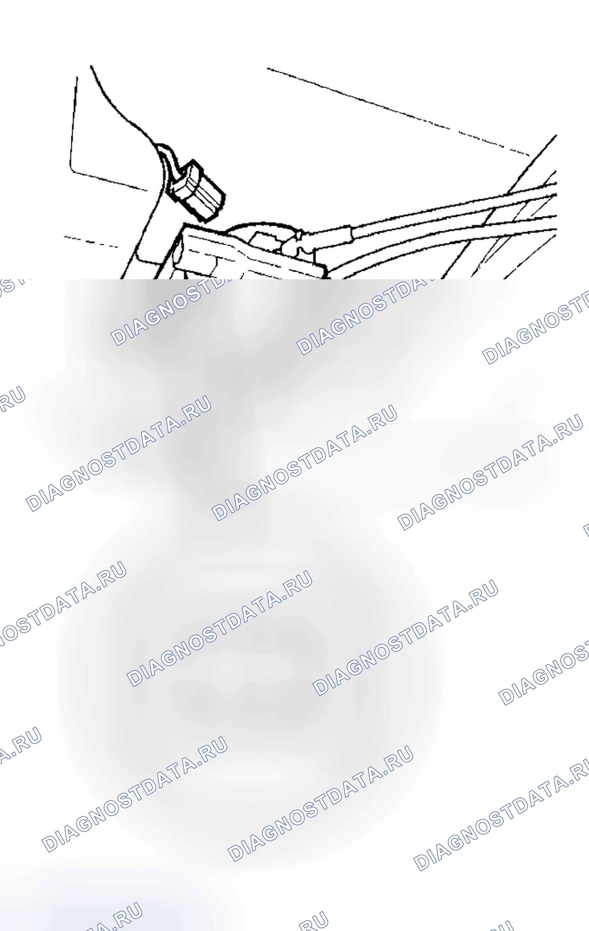 Рис. 146: Дверь багажника без питания. Honda Odyssey I