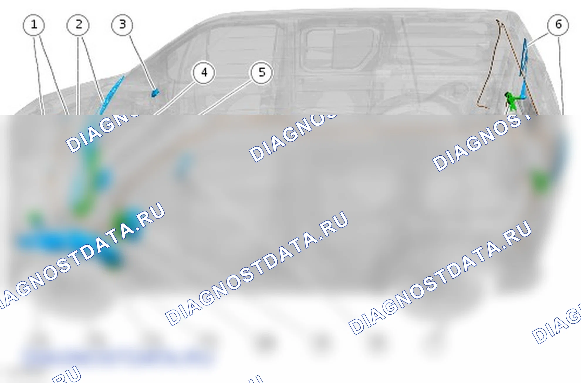 Стеклоочистители и стеклоомыватели: описание и работа. Ford Transit Connect I рестайлинг