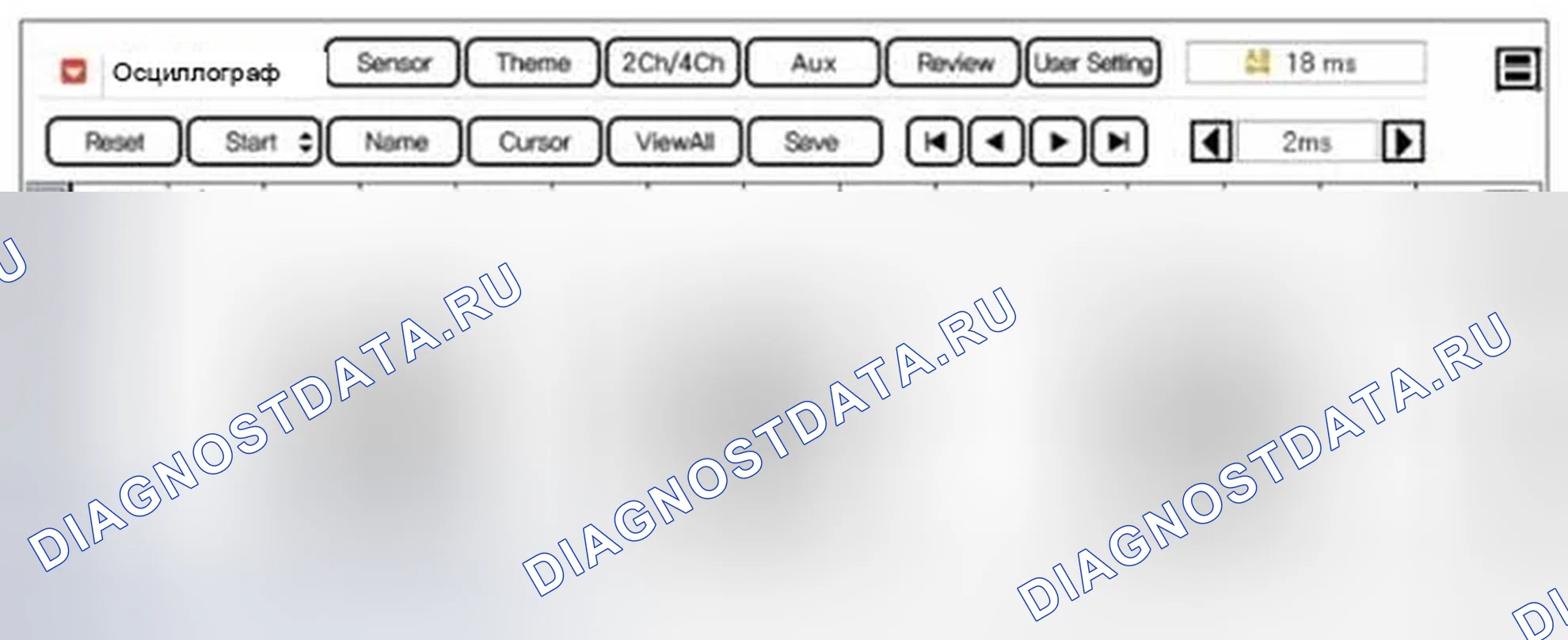 Рис. 147: Форма сигнала и данные. Hyundai Equus II
