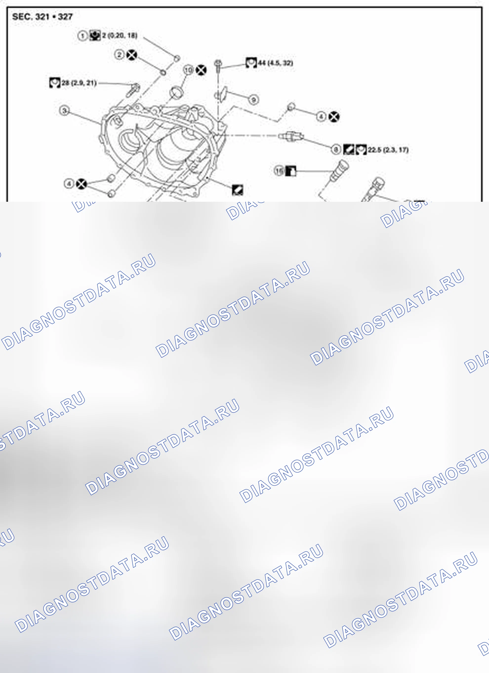 Рис. 65: КОМПОНЕНТЫ. Nissan Sentra B16 рестайлинг